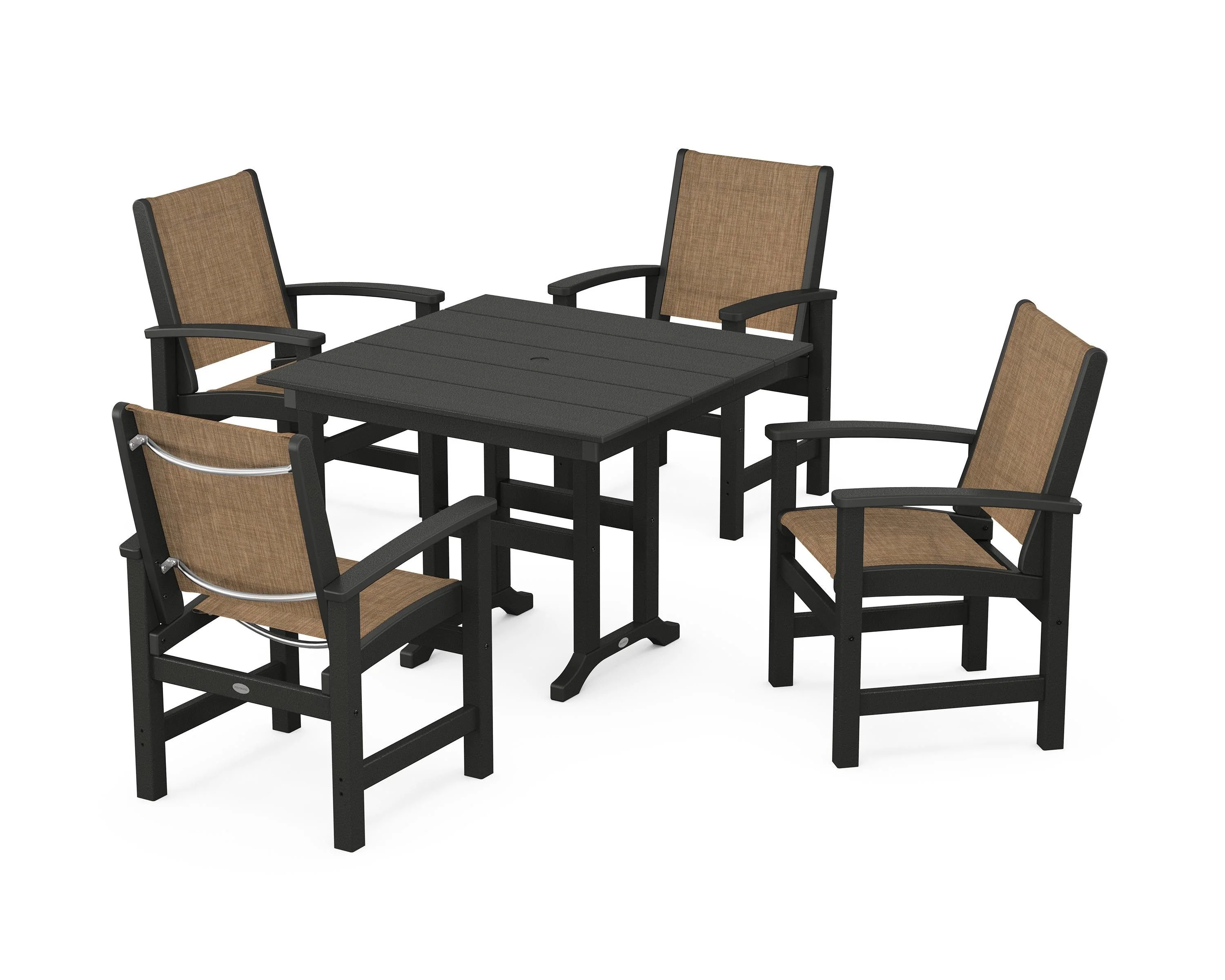 Coastal 5-Piece Farmhouse Dining Set - Image 115
