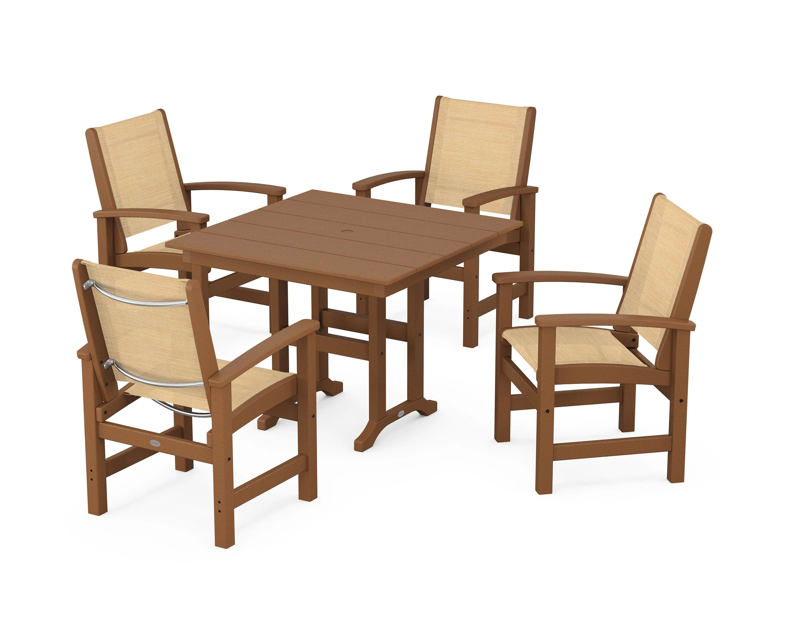 Coastal 5-Piece Farmhouse Dining Set - Image 118