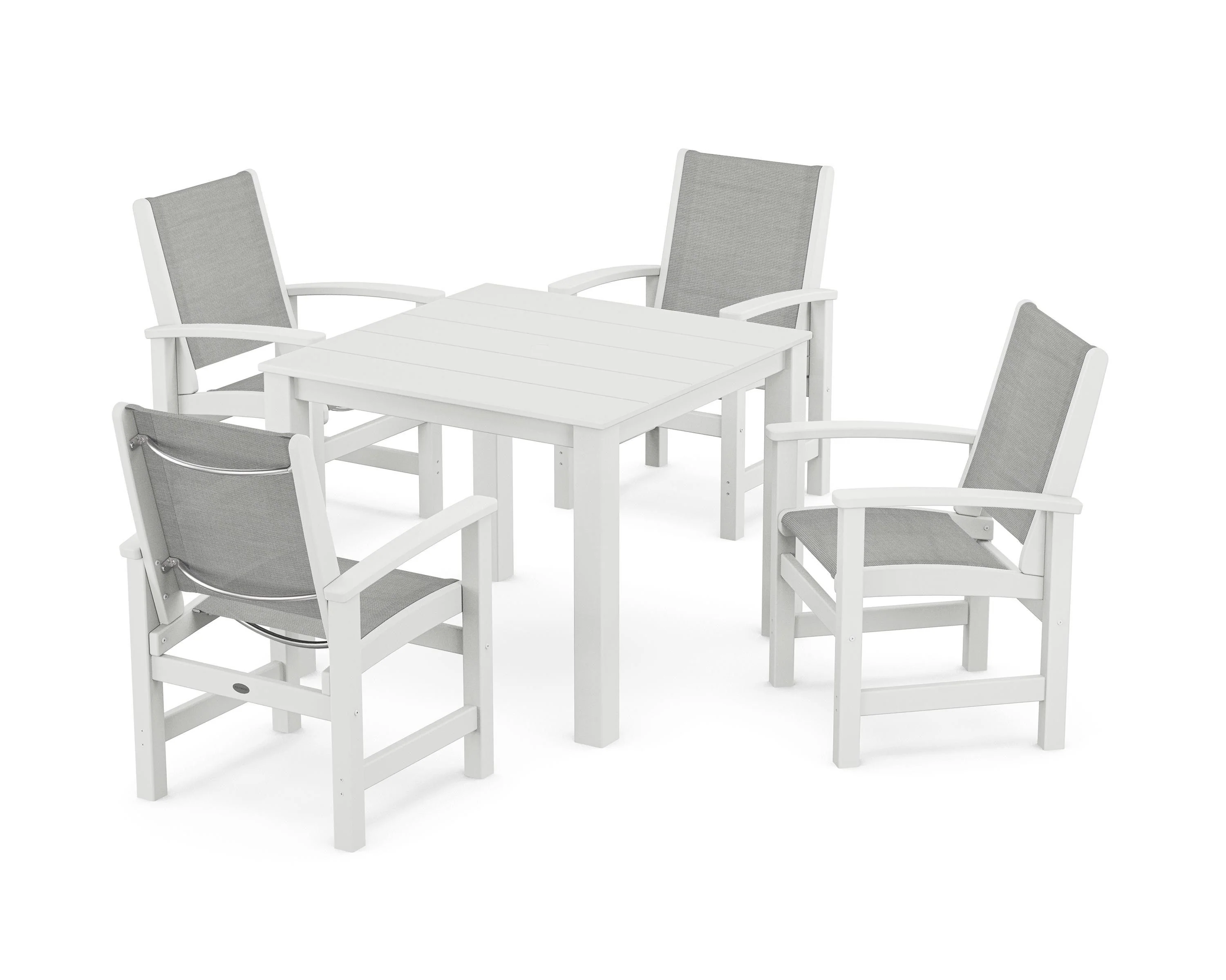Coastal 5-Piece Parsons Dining Set - Image 31