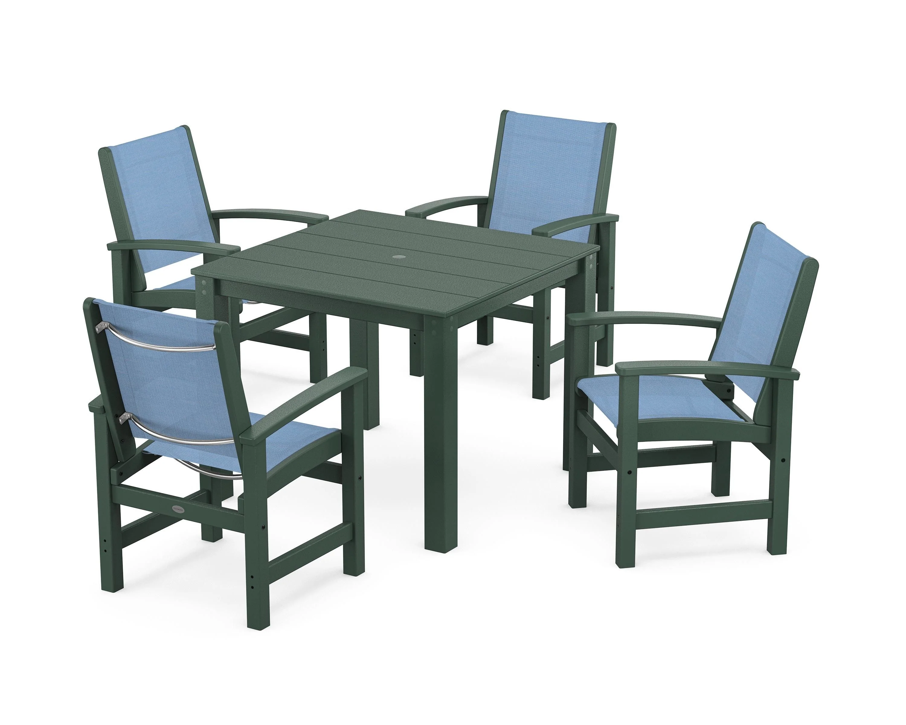 Coastal 5-Piece Parsons Dining Set - Image 42