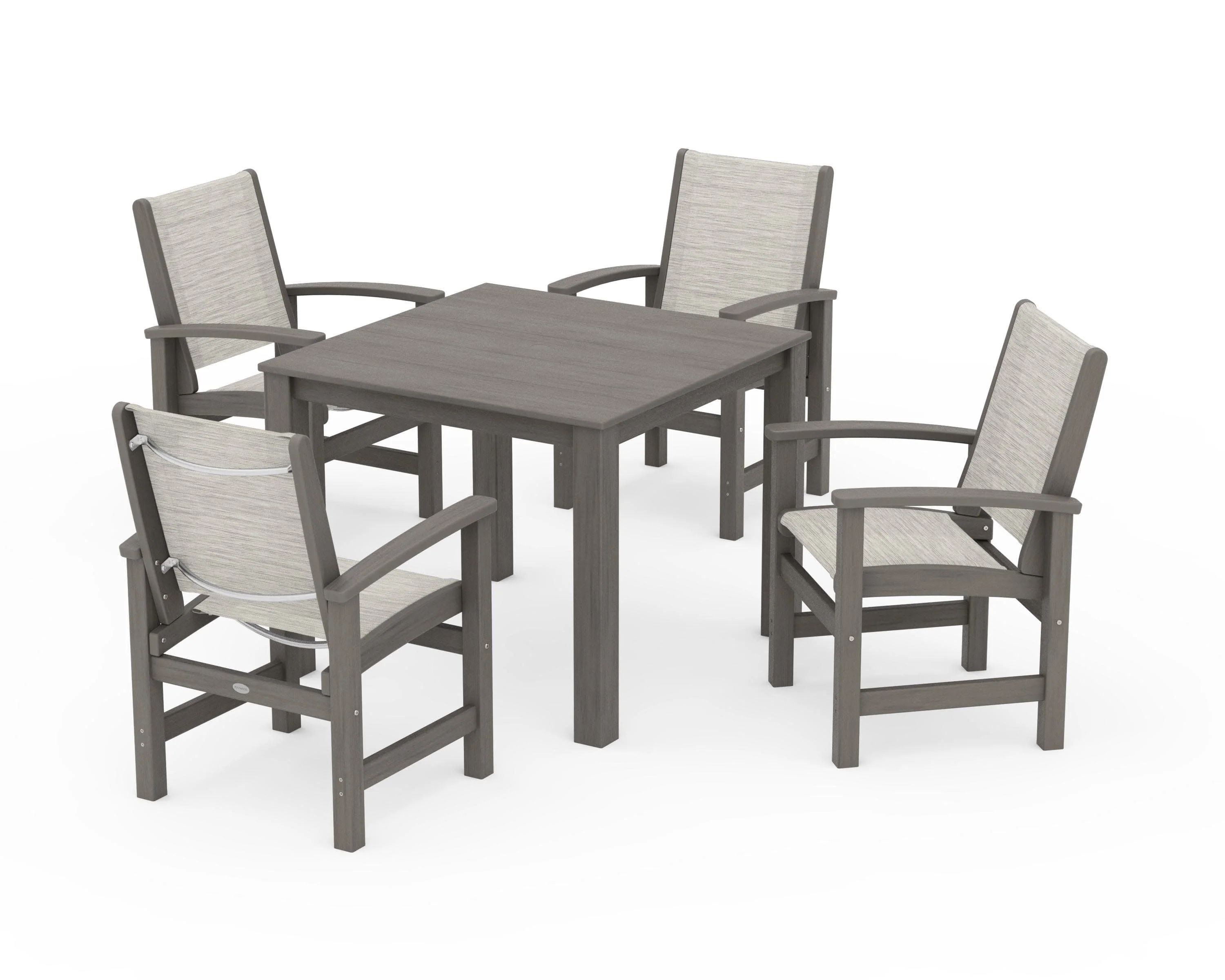 Coastal 5-Piece Parsons Dining Set - Image 69