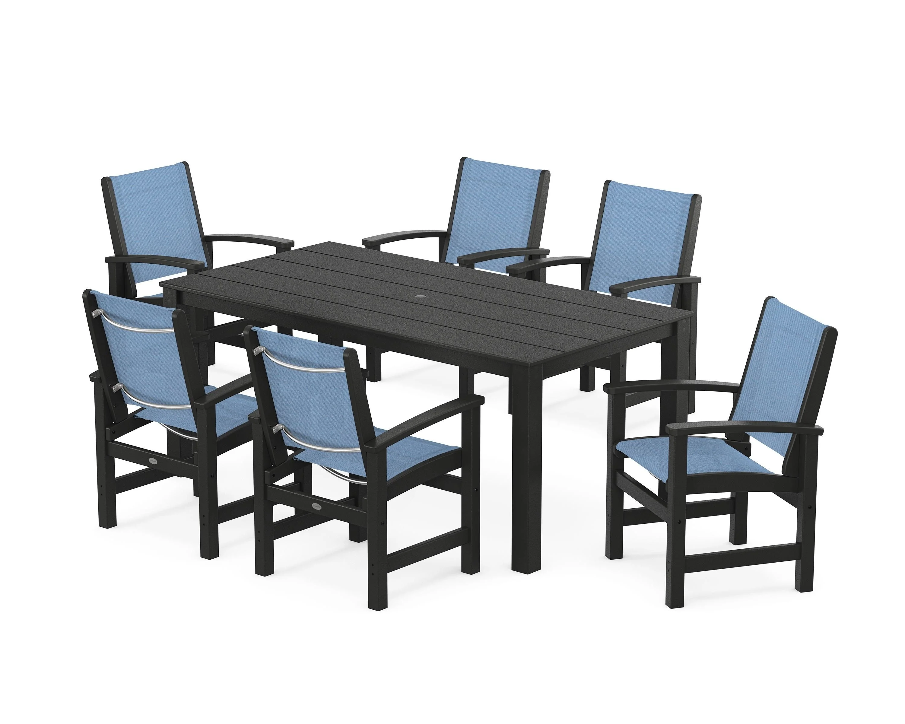 Coastal 7-Piece Parsons Dining Set - Image 14