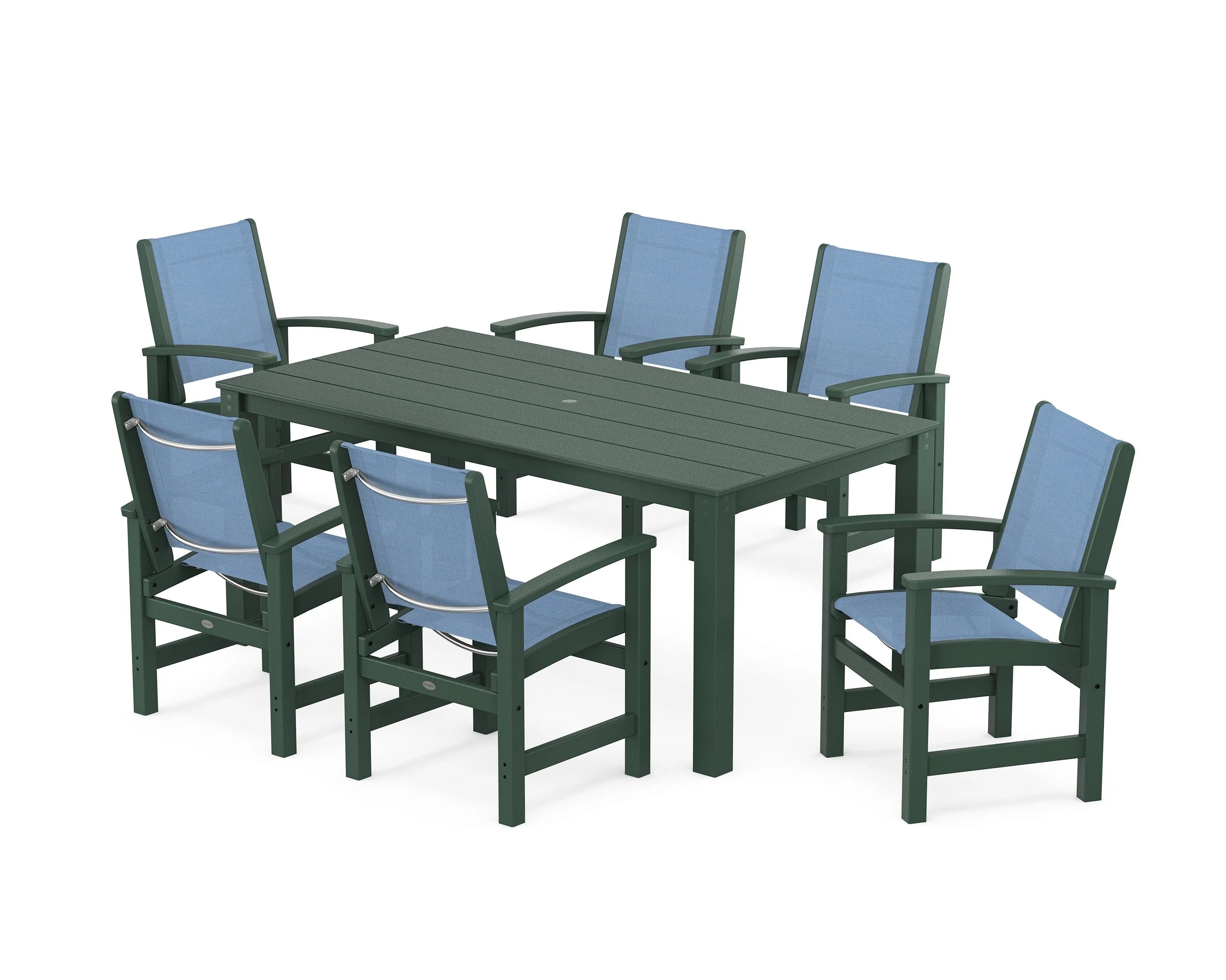Coastal 7-Piece Parsons Dining Set - Image 15