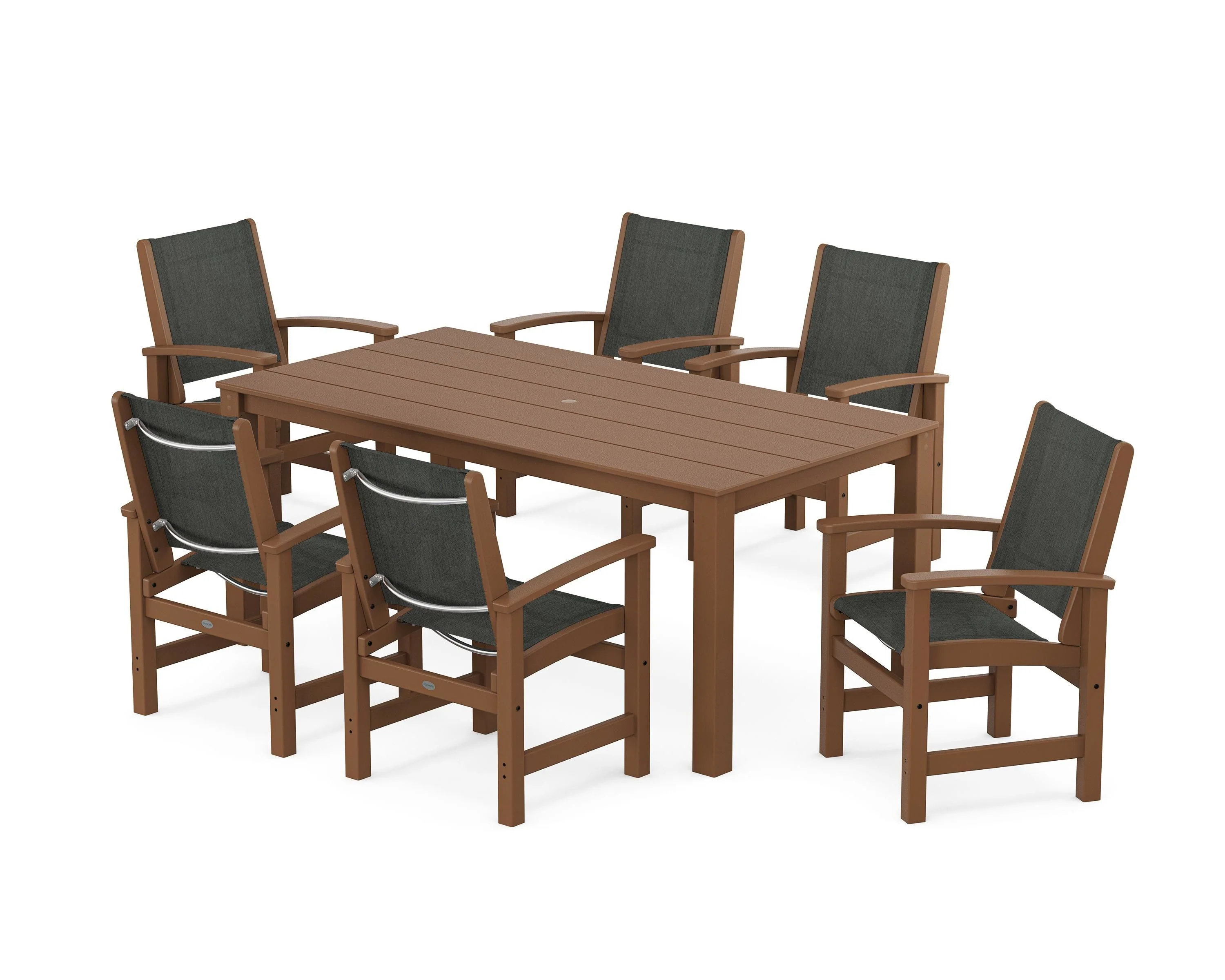 Coastal 7-Piece Parsons Dining Set - Image 17