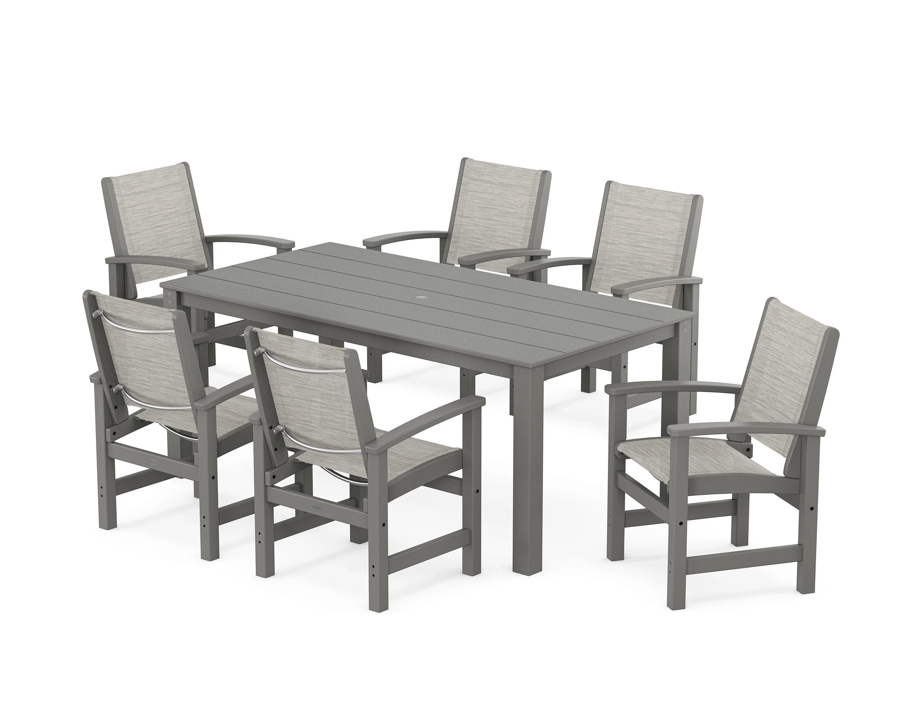 Coastal 7-Piece Parsons Dining Set - Image 18