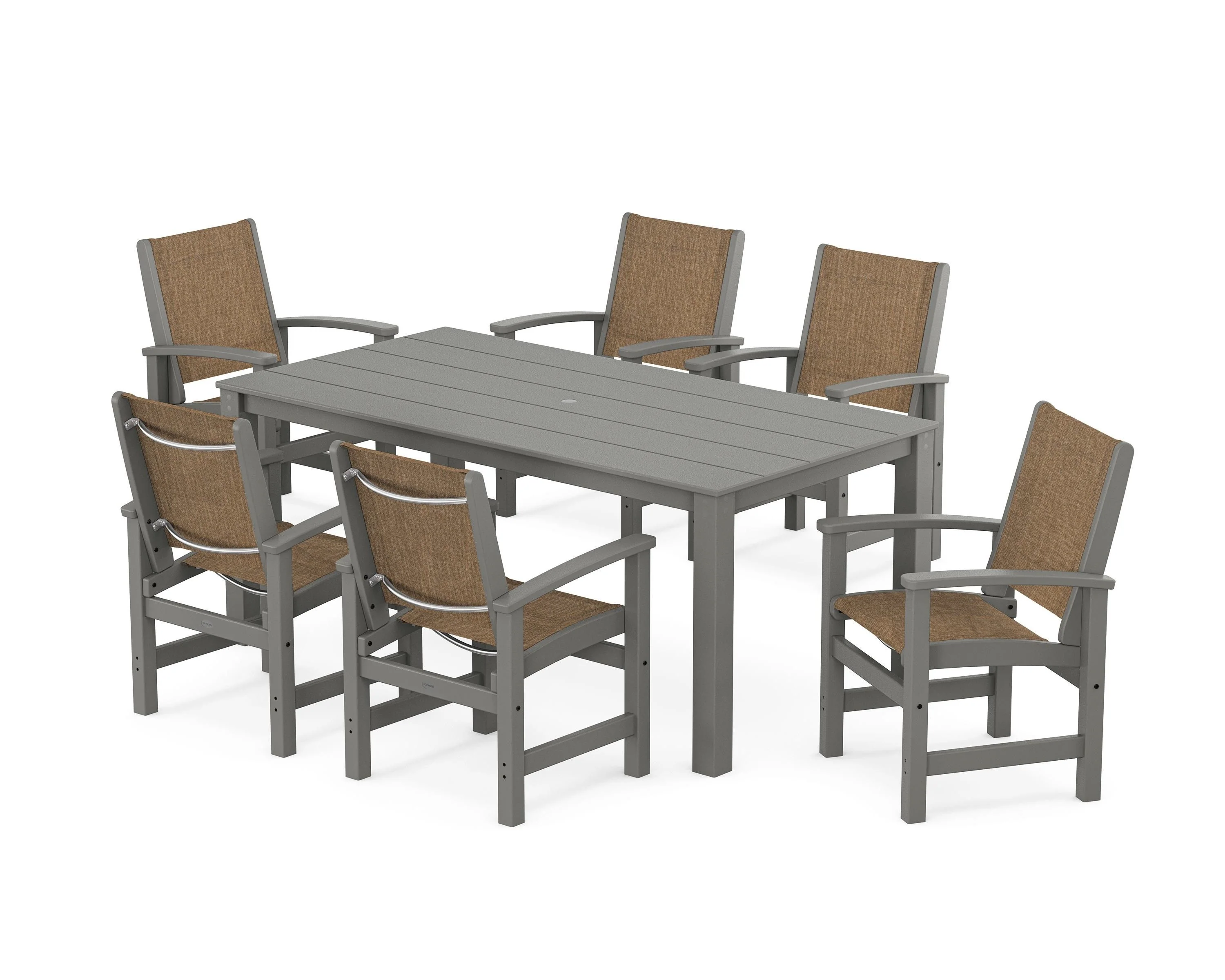 Coastal 7-Piece Parsons Dining Set - Image 20