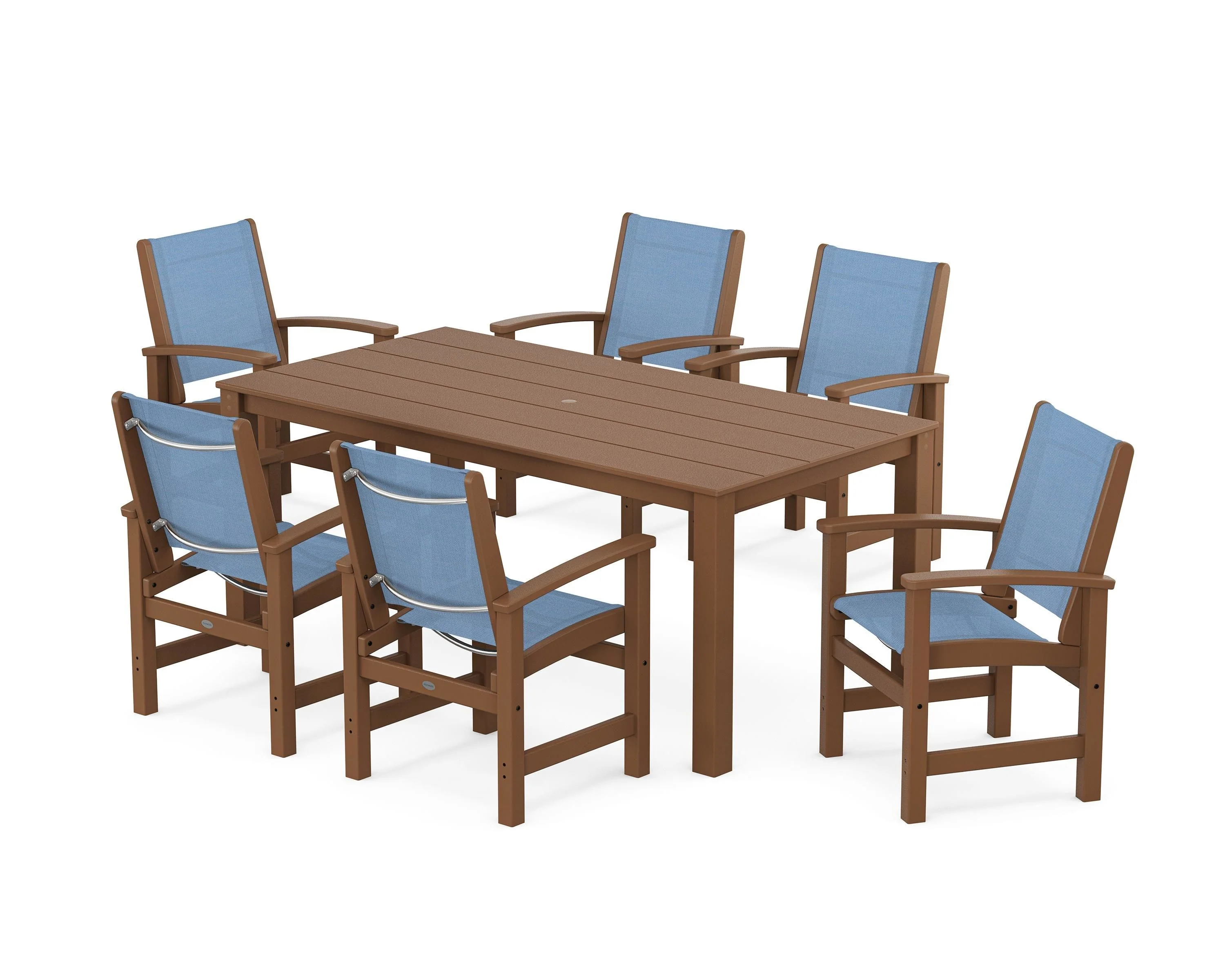 Coastal 7-Piece Parsons Dining Set - Image 21