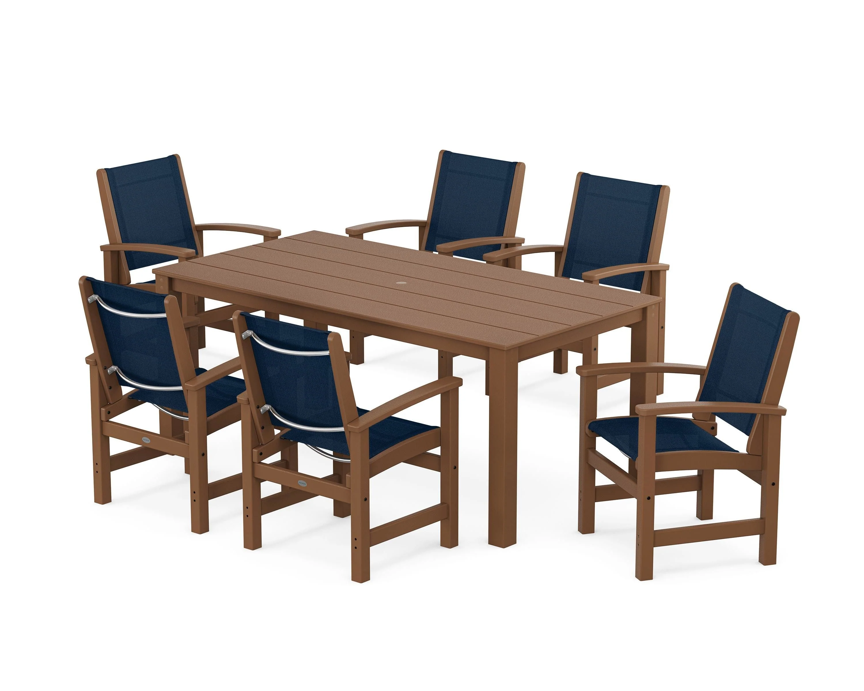 Coastal 7-Piece Parsons Dining Set - Image 23