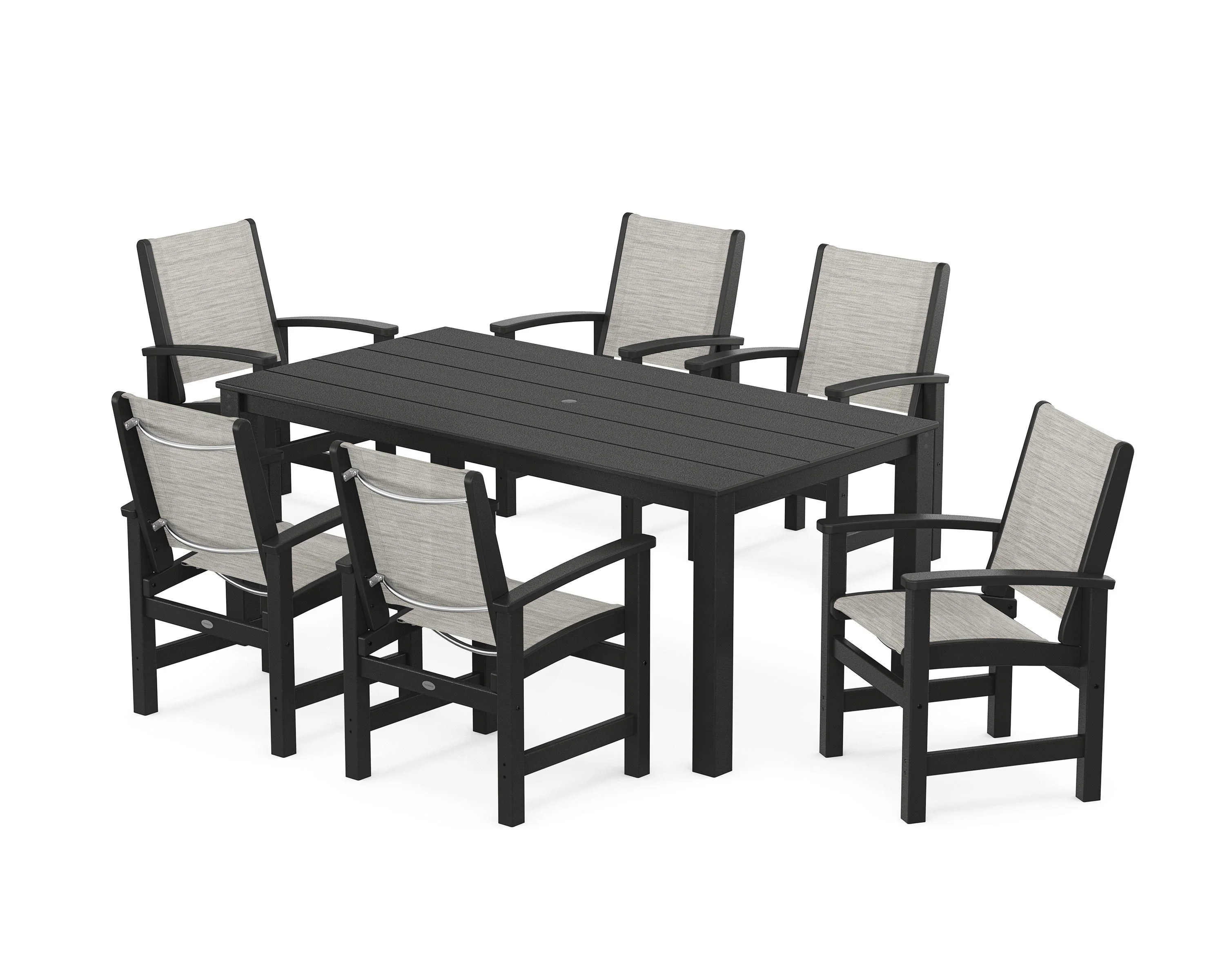 Coastal 7-Piece Parsons Dining Set - Image 25