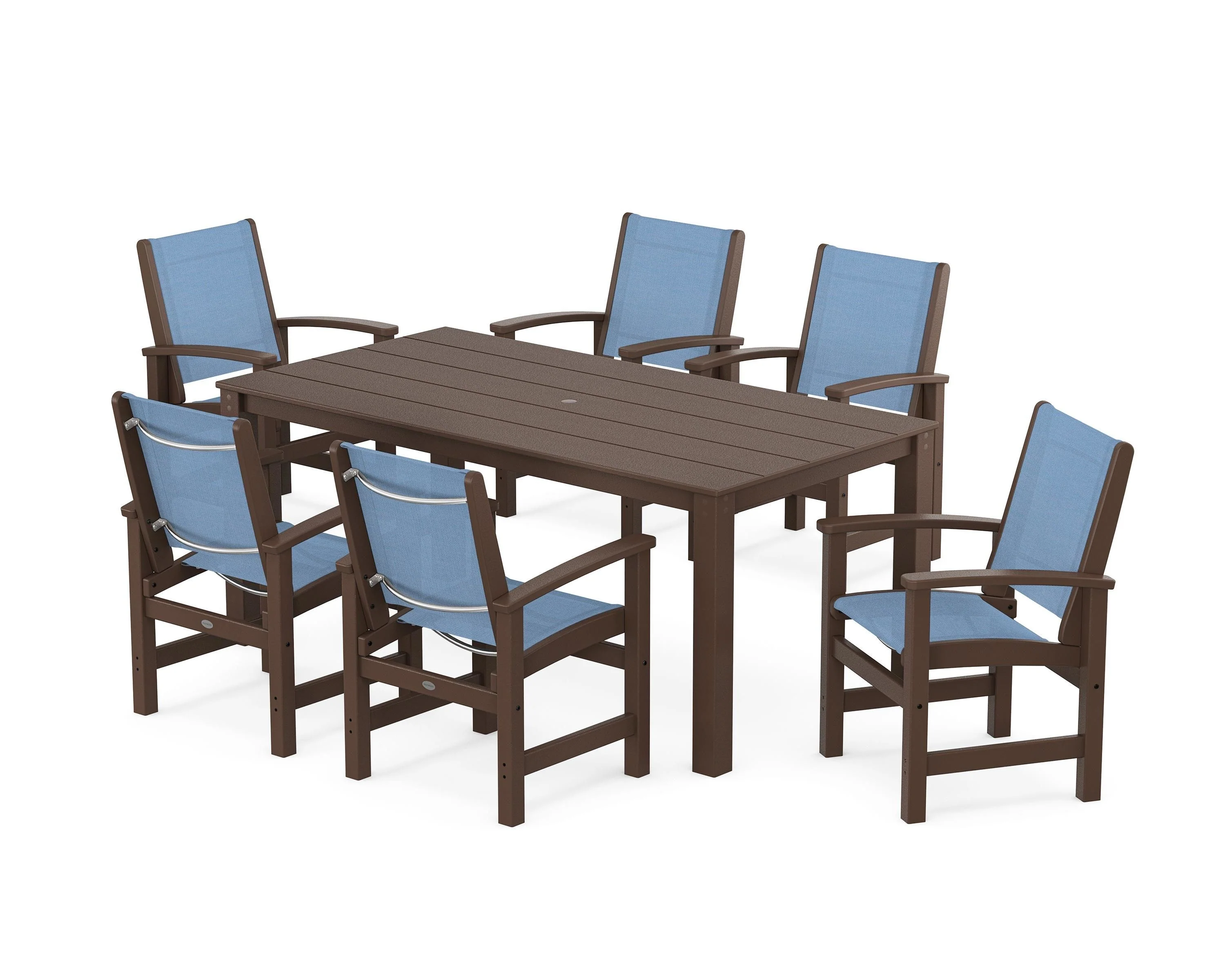 Coastal 7-Piece Parsons Dining Set - Image 26