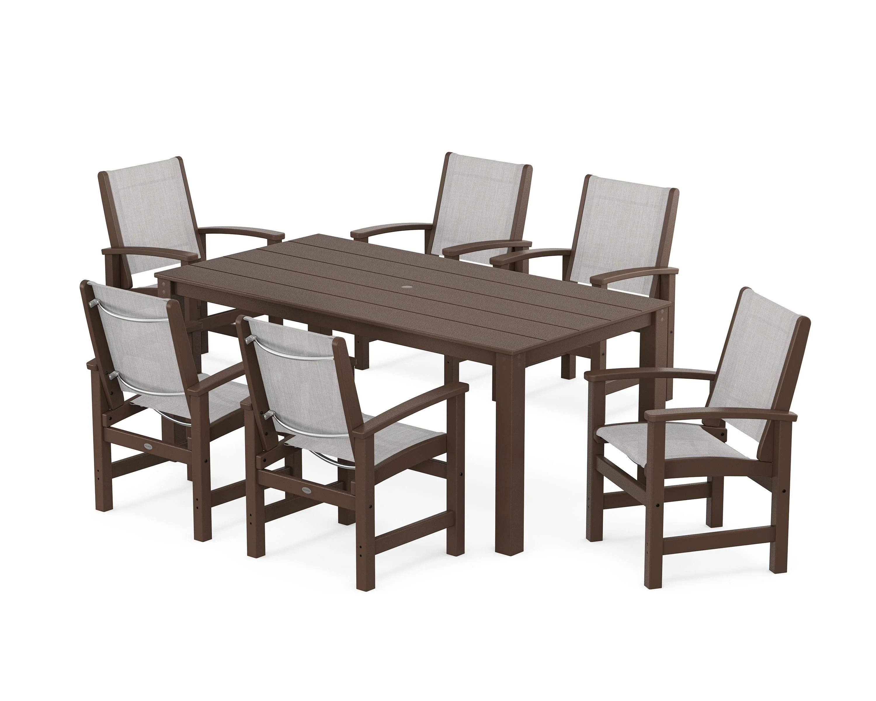Coastal 7-Piece Parsons Dining Set - Image 27