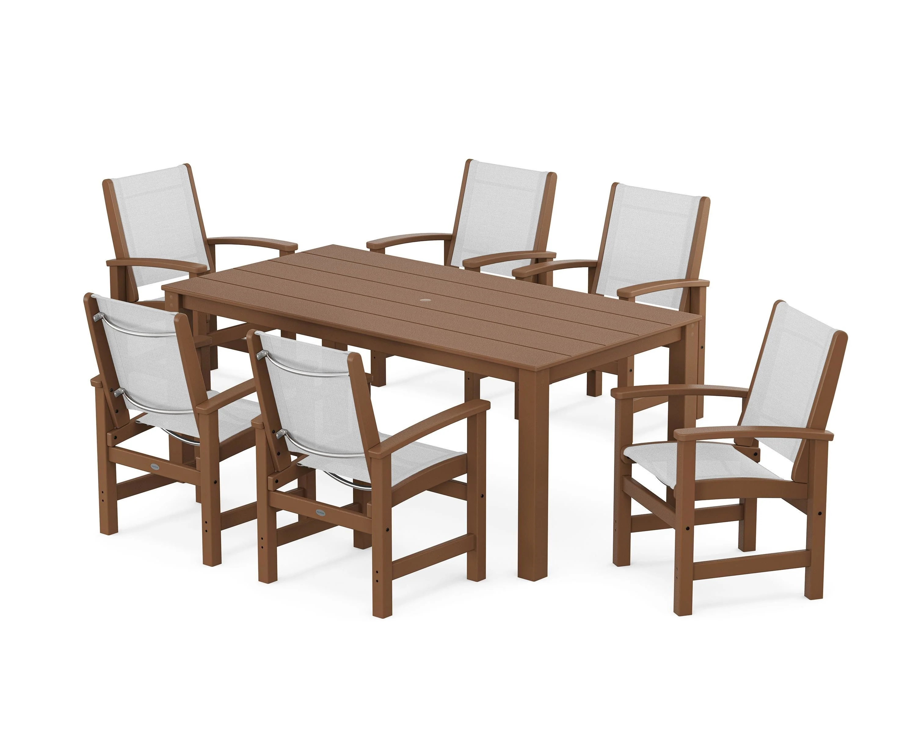 Coastal 7-Piece Parsons Dining Set - Image 29