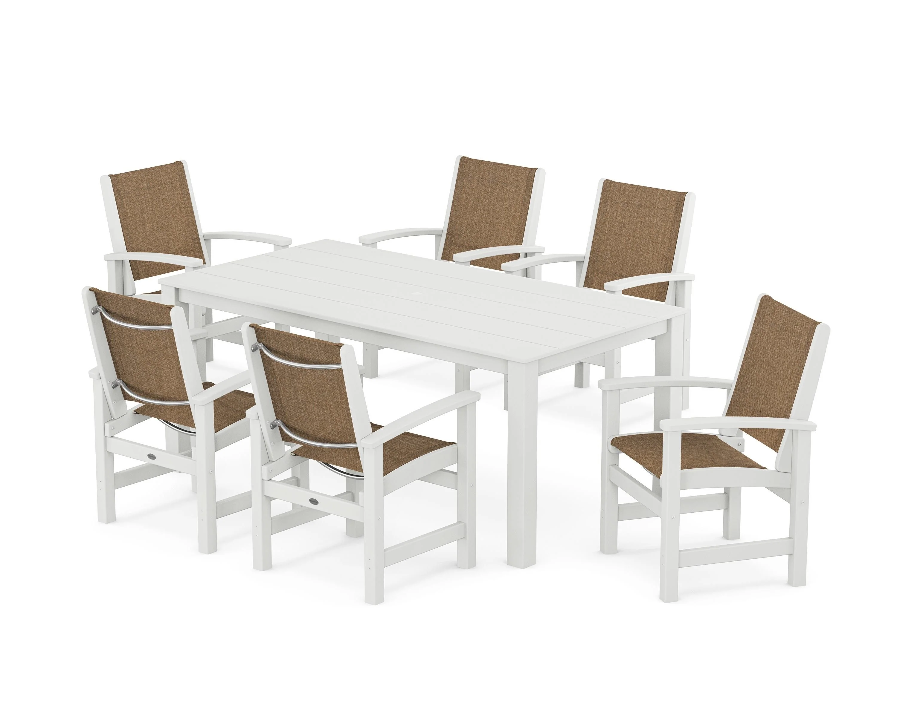 Coastal 7-Piece Parsons Dining Set - Image 31