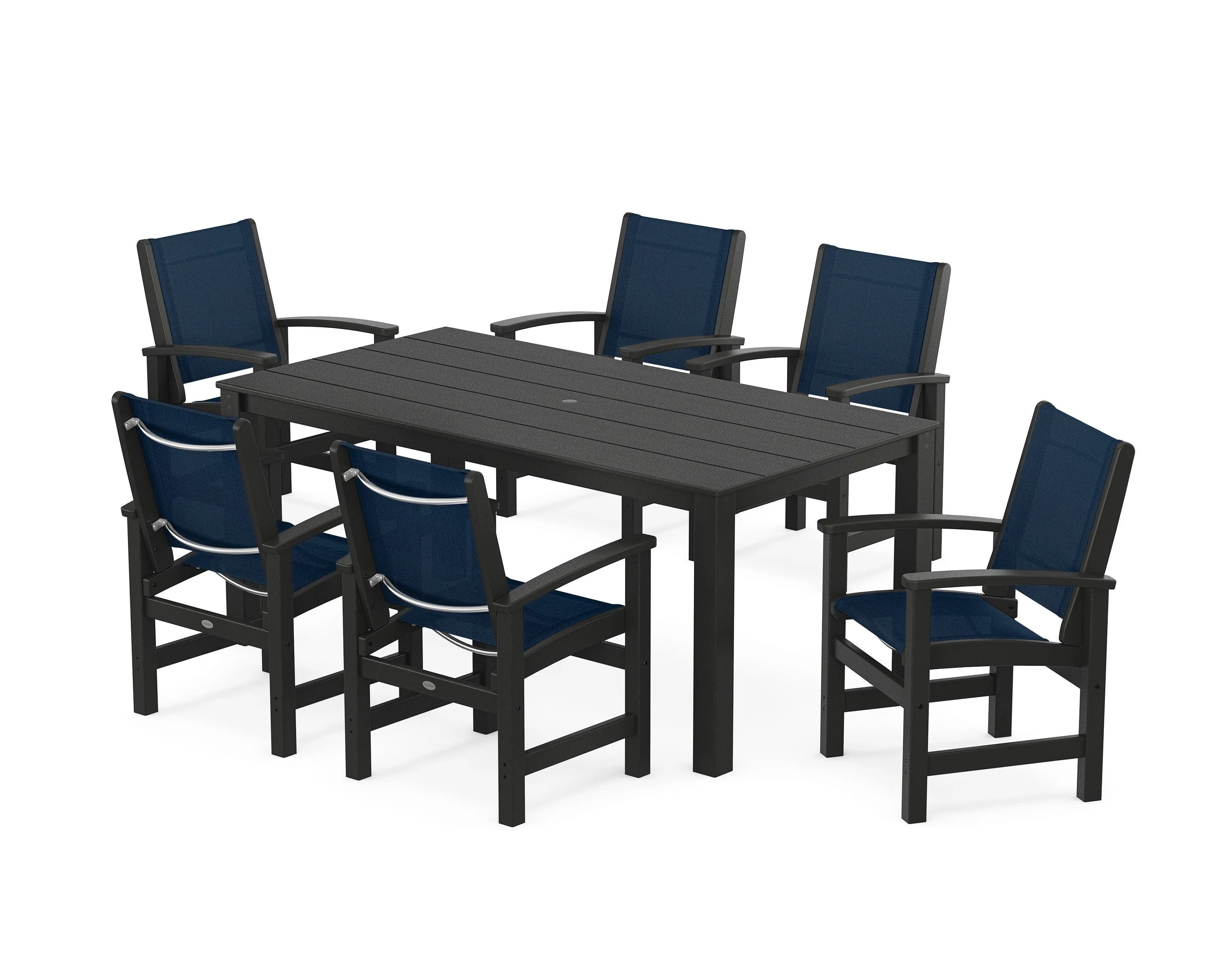 Coastal 7-Piece Parsons Dining Set - Image 35