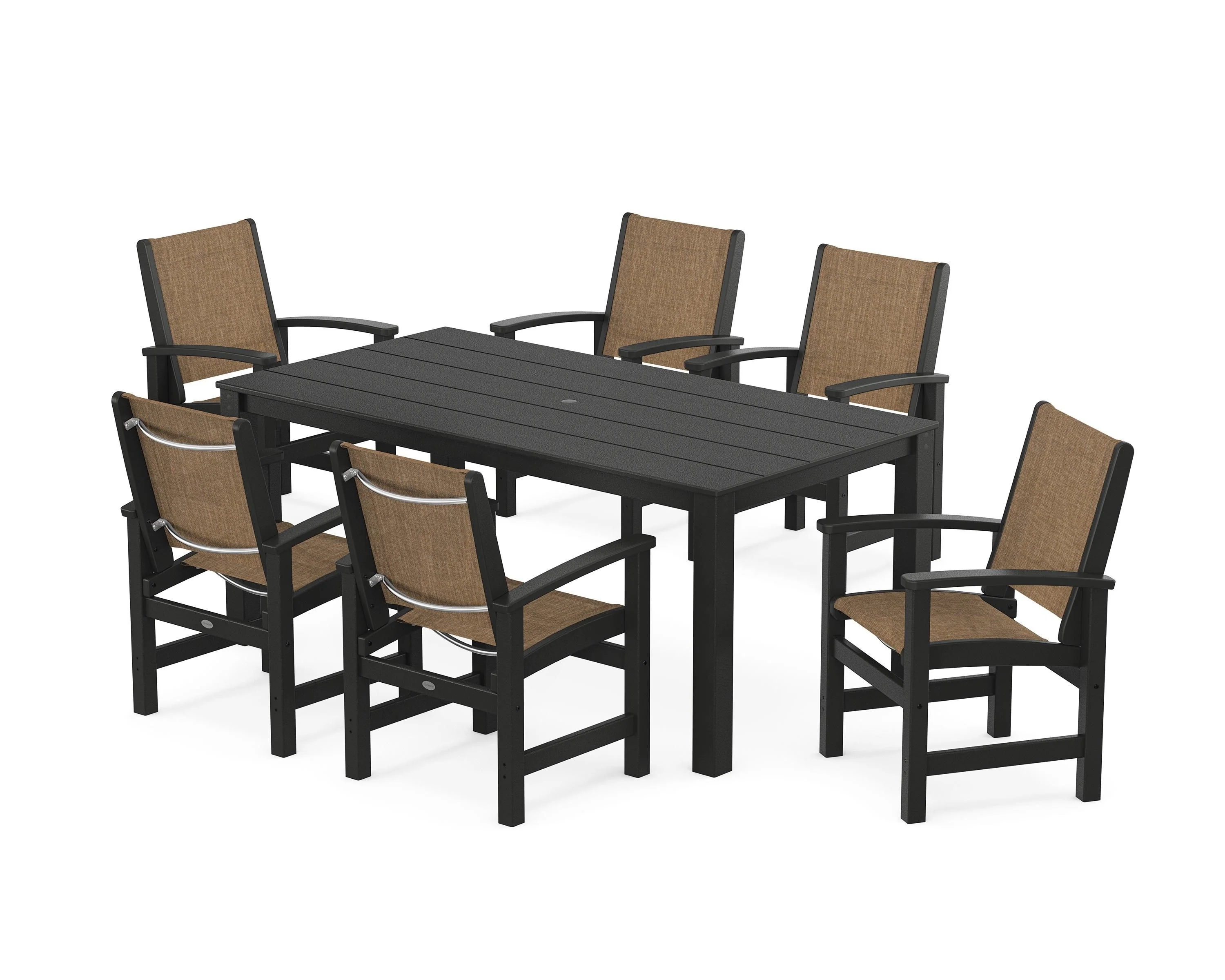 Coastal 7-Piece Parsons Dining Set - Image 36