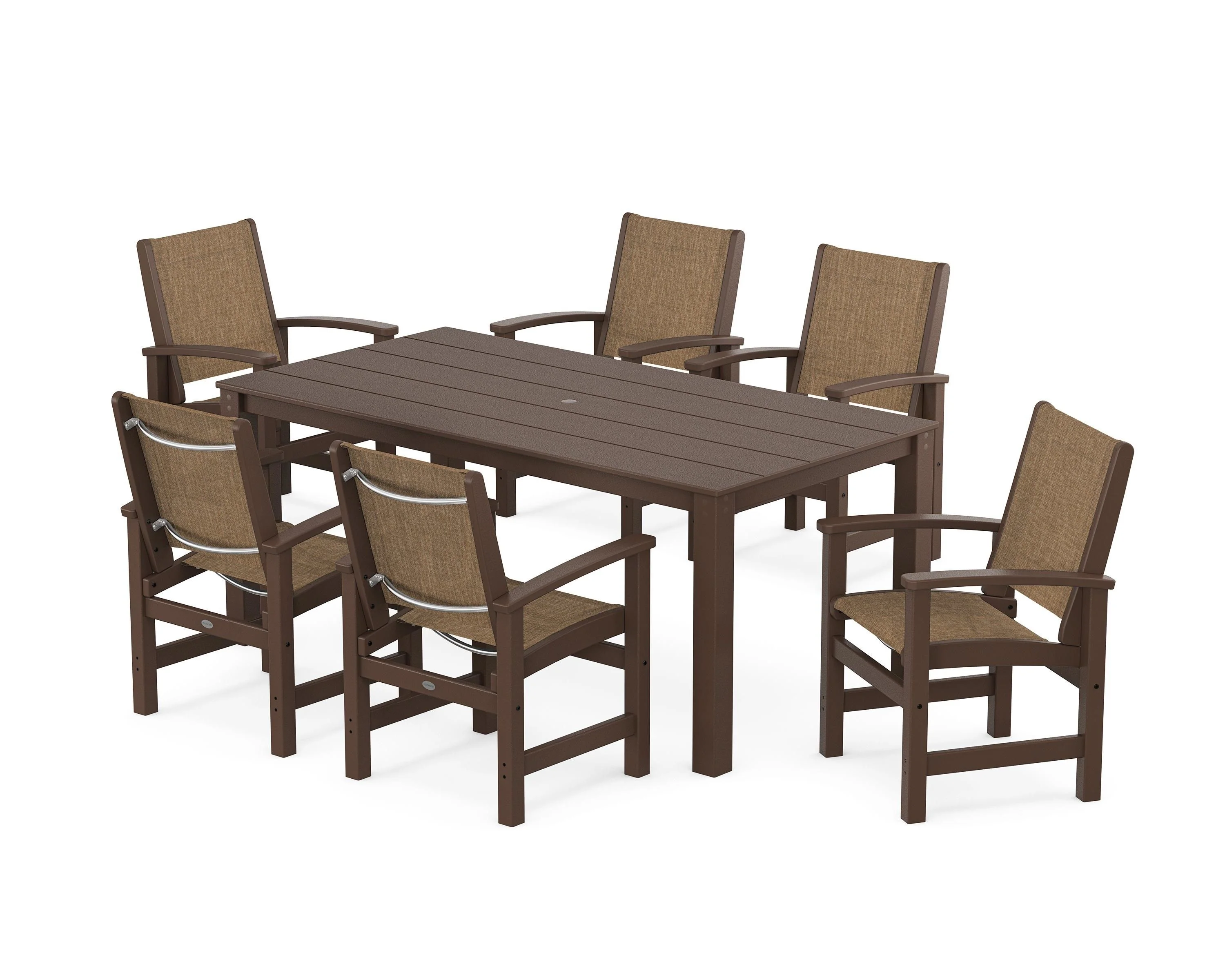 Coastal 7-Piece Parsons Dining Set - Image 38