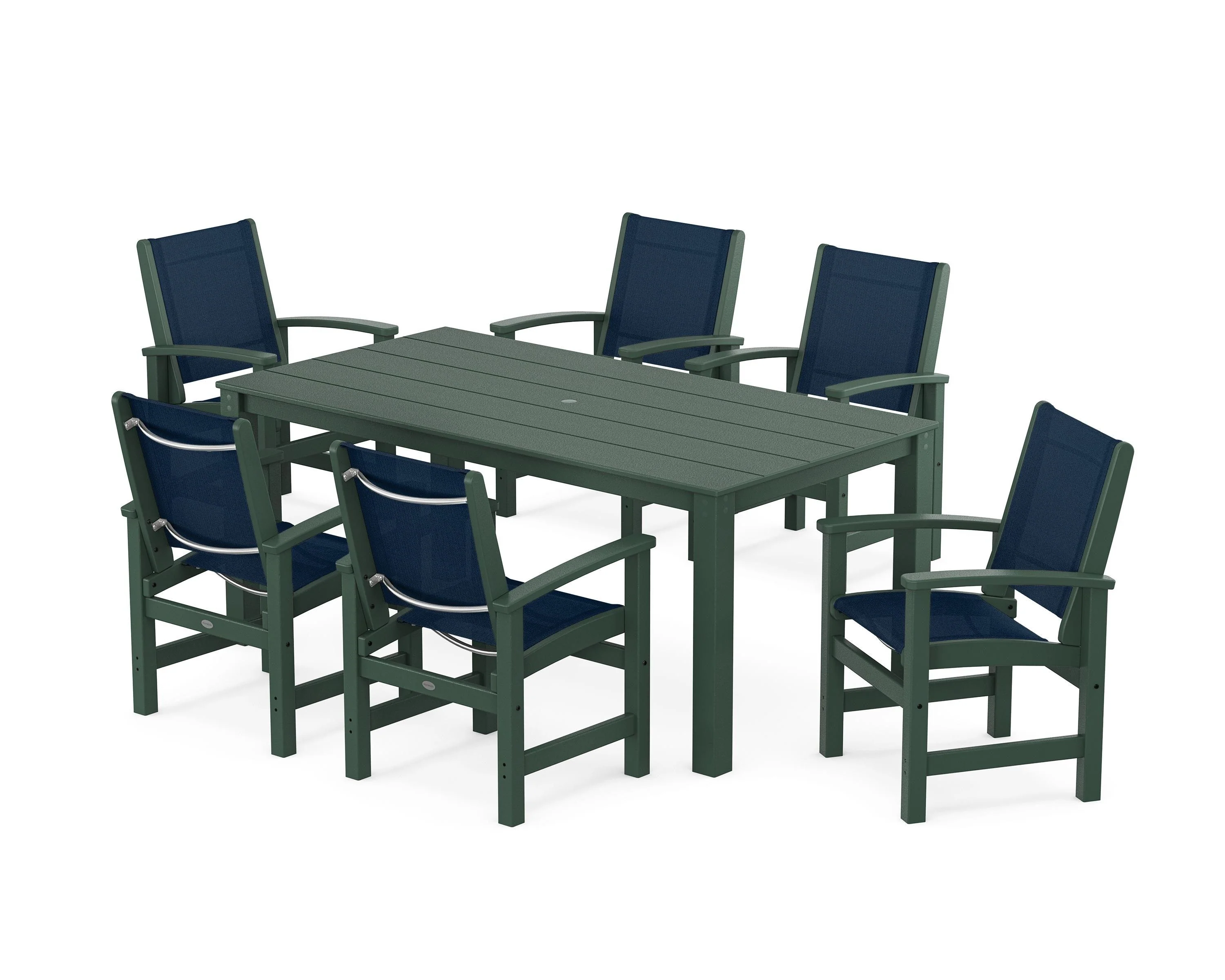 Coastal 7-Piece Parsons Dining Set - Image 39