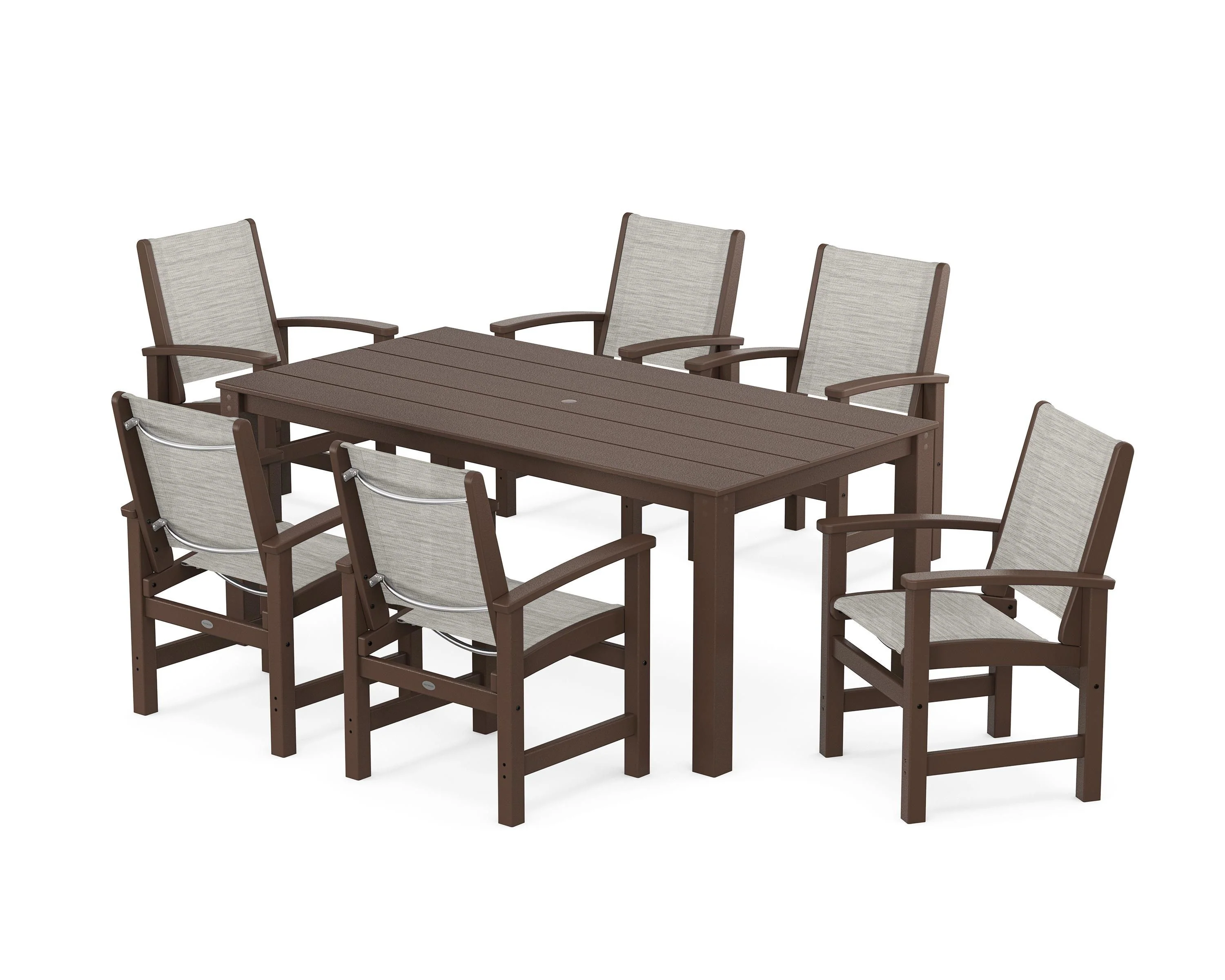 Coastal 7-Piece Parsons Dining Set - Image 4