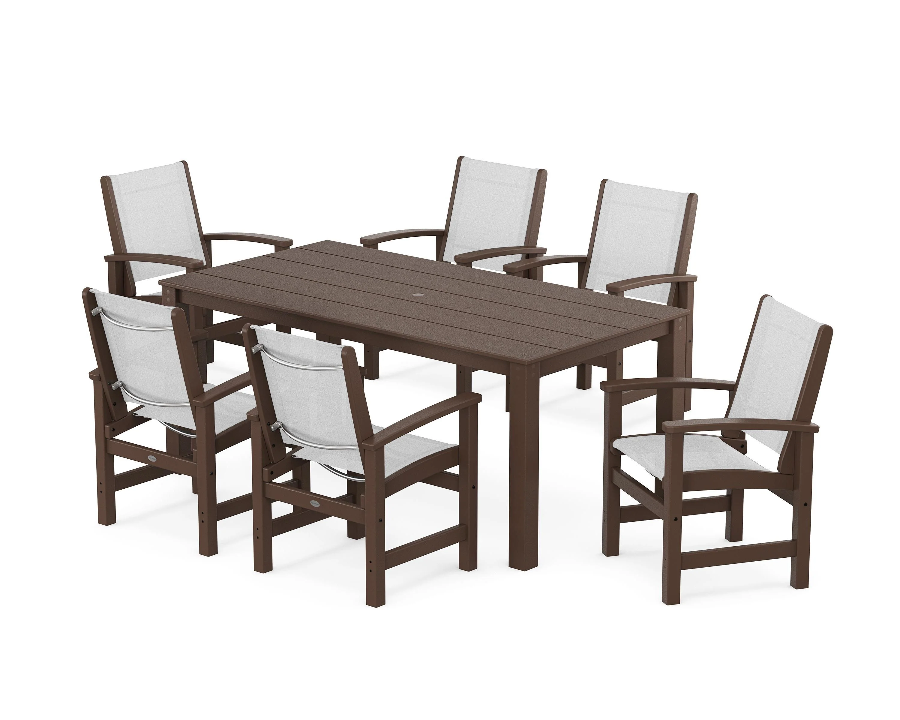 Coastal 7-Piece Parsons Dining Set - Image 44