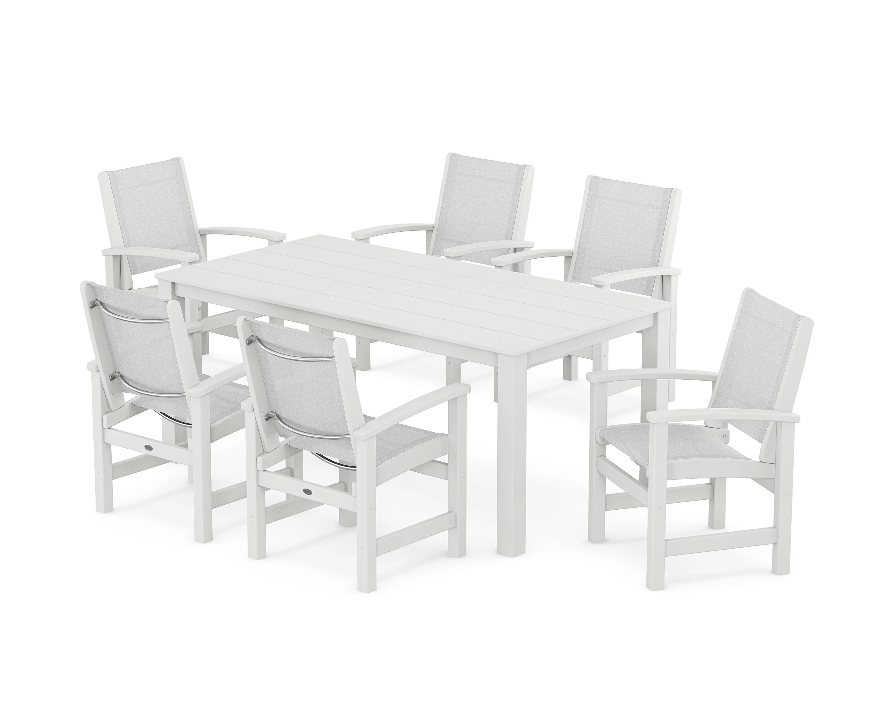 Coastal 7-Piece Parsons Dining Set - Image 46