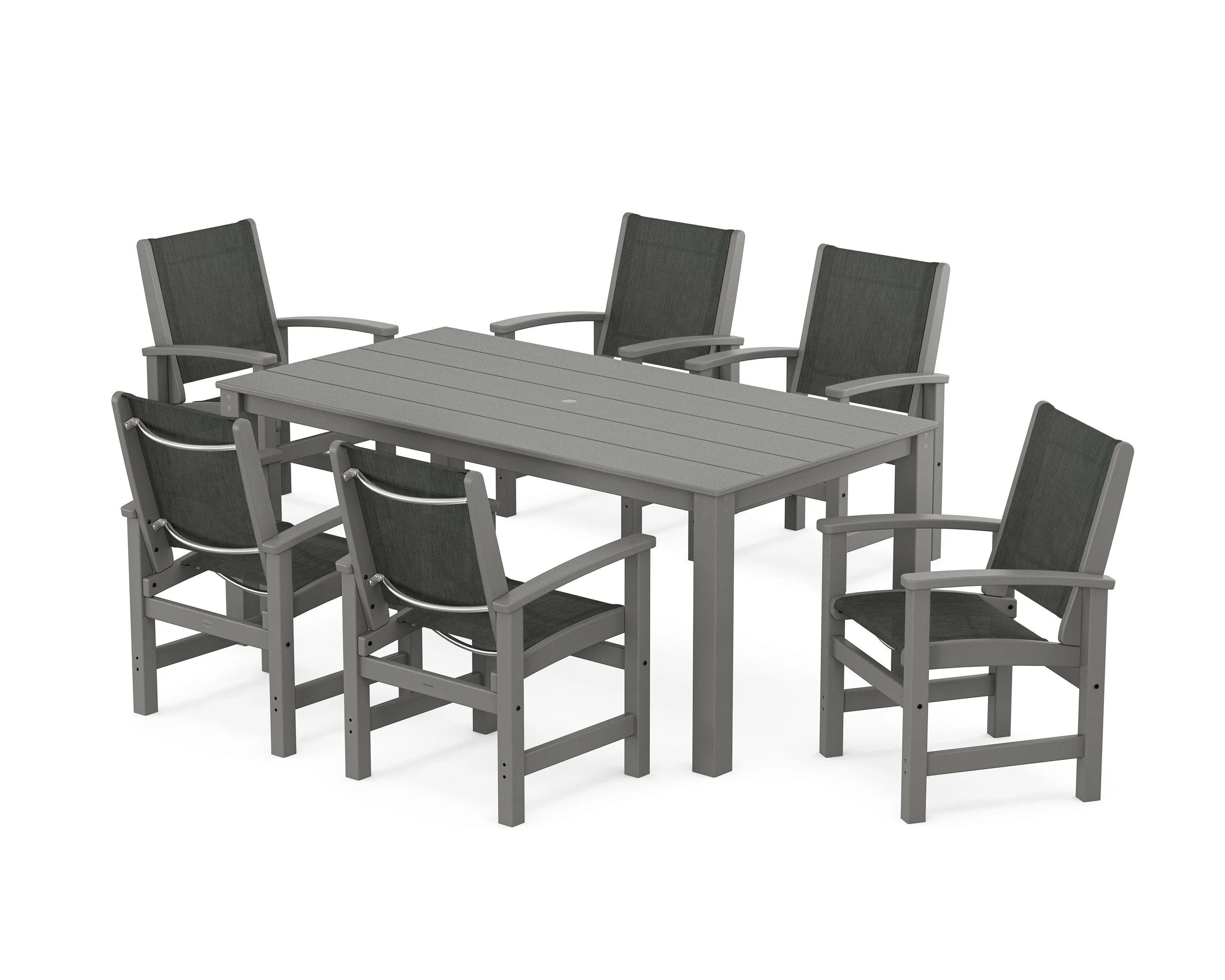 Coastal 7-Piece Parsons Dining Set - Image 48
