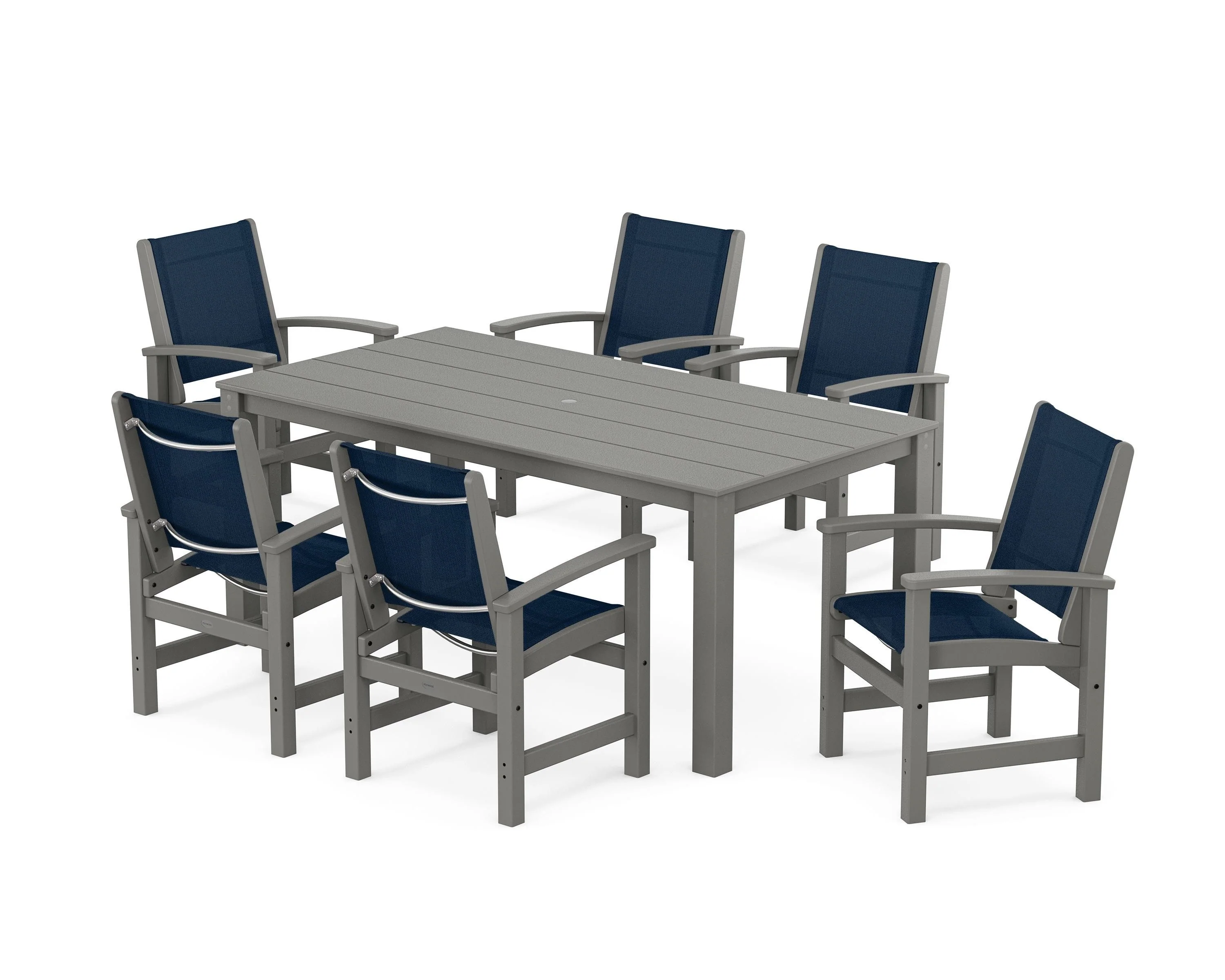 Coastal 7-Piece Parsons Dining Set - Image 49