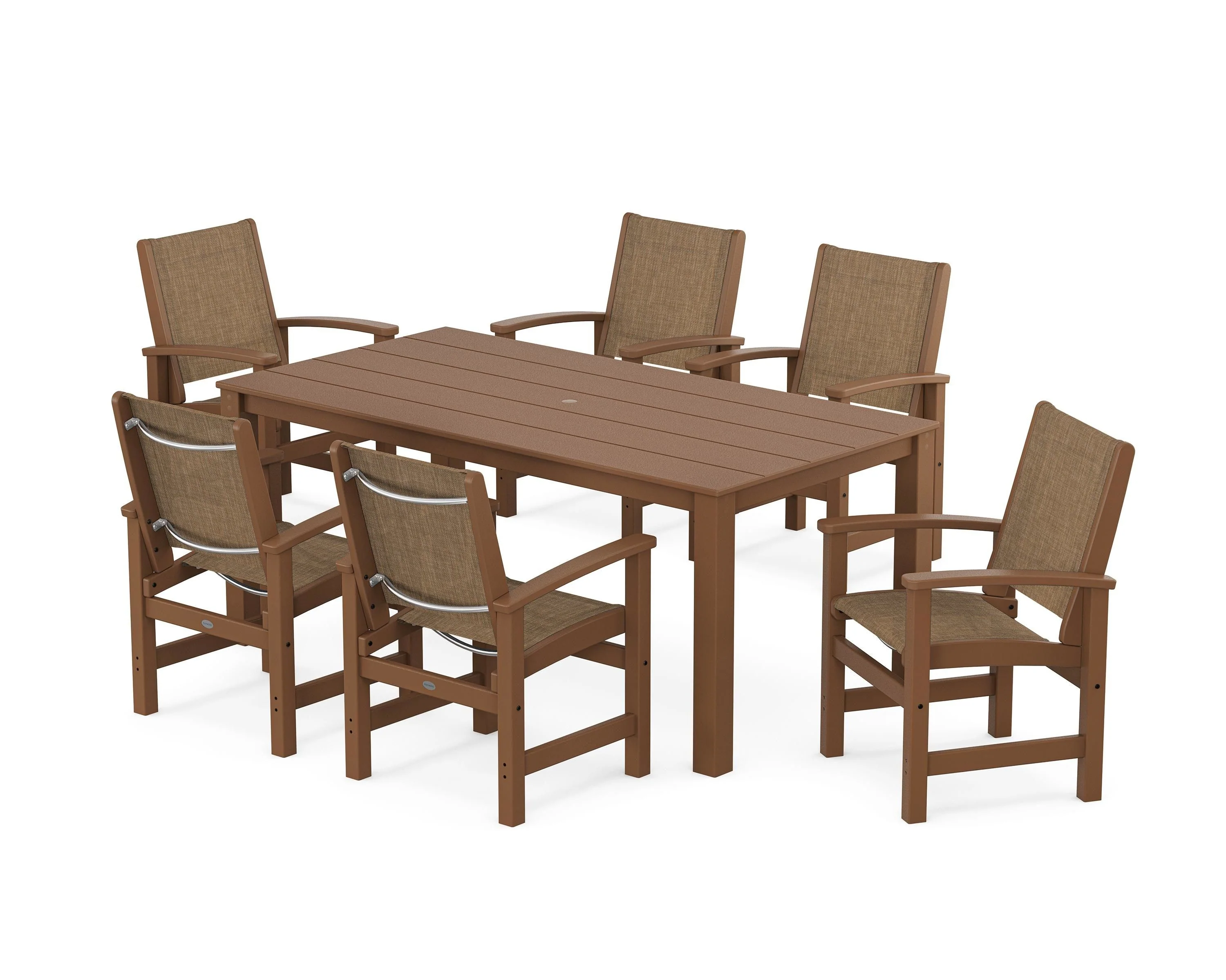 Coastal 7-Piece Parsons Dining Set - Image 54
