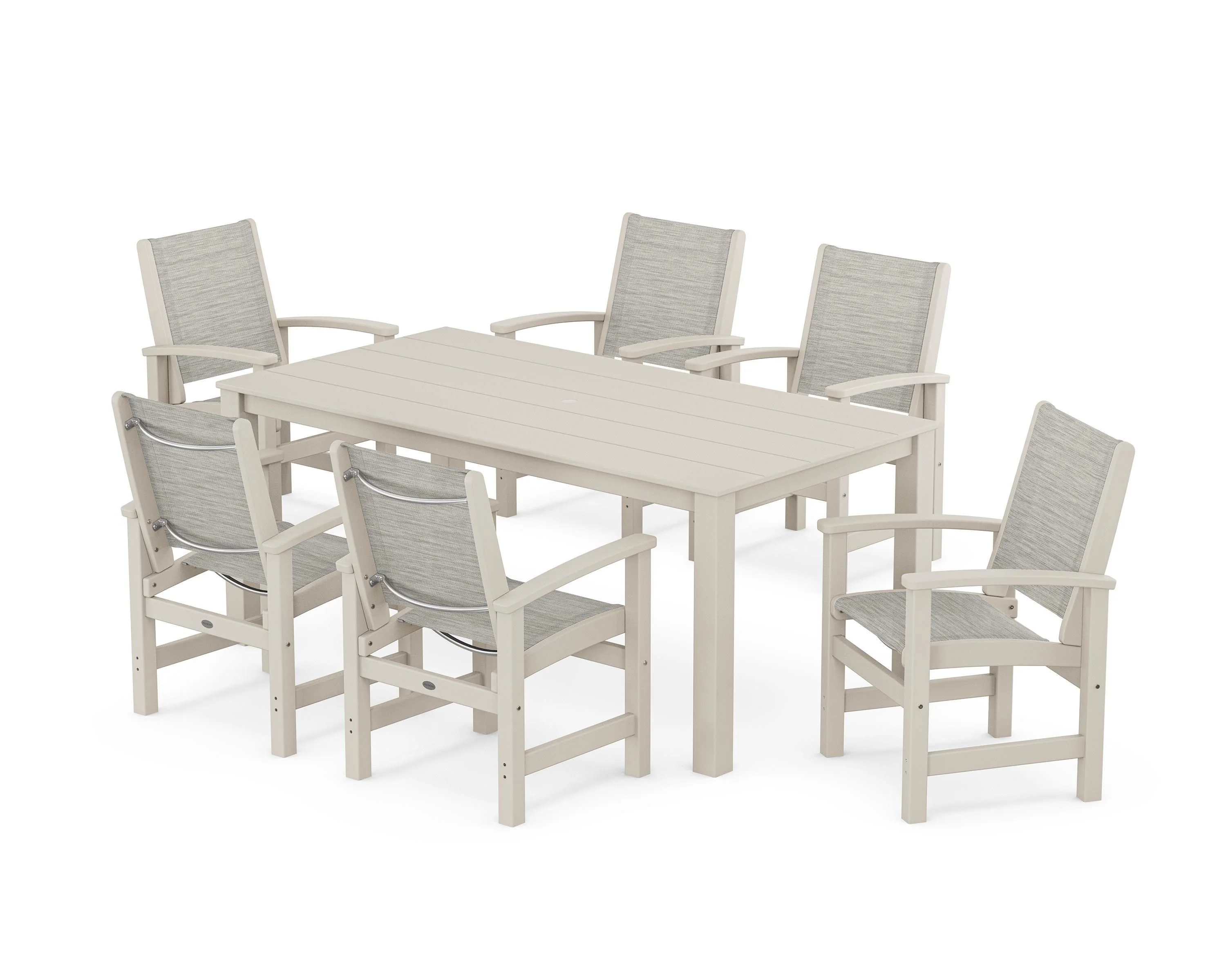 Coastal 7-Piece Parsons Dining Set - Image 56