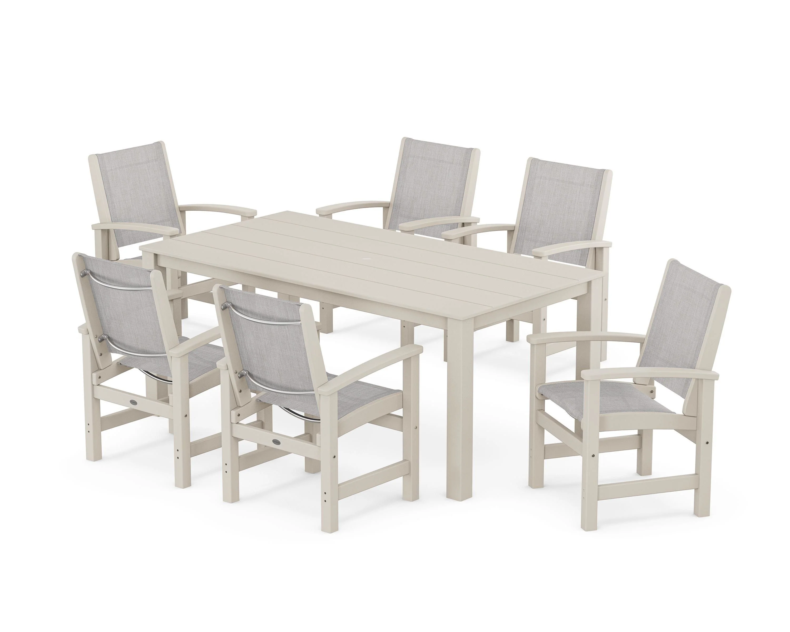 Coastal 7-Piece Parsons Dining Set - Image 6