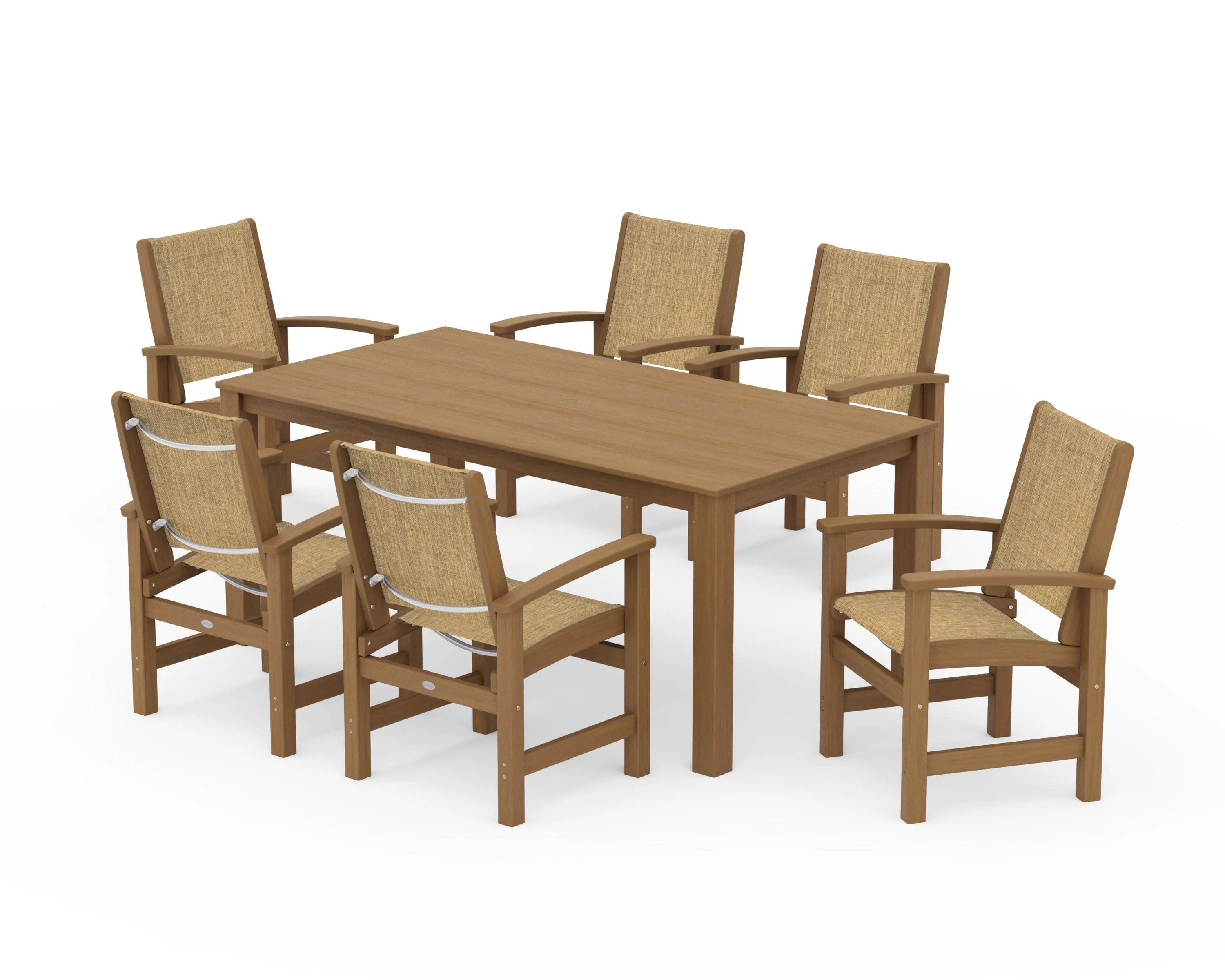 Coastal 7-Piece Parsons Dining Set - Image 67