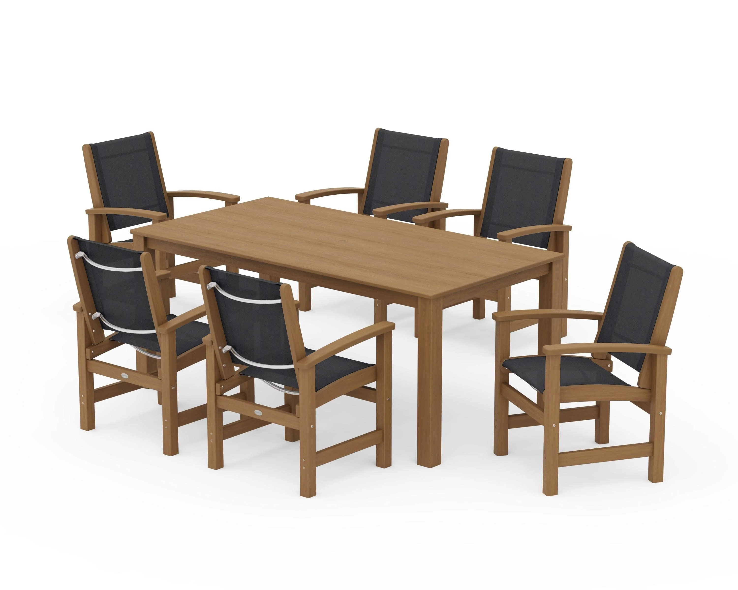 Coastal 7-Piece Parsons Dining Set - Image 68