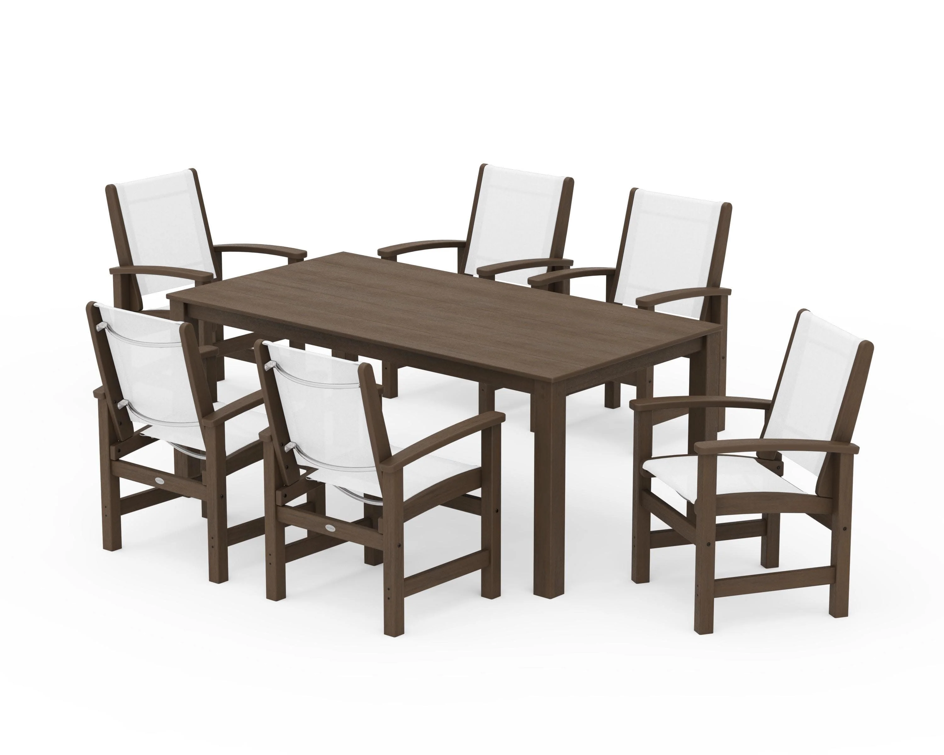 Coastal 7-Piece Parsons Dining Set - Image 69
