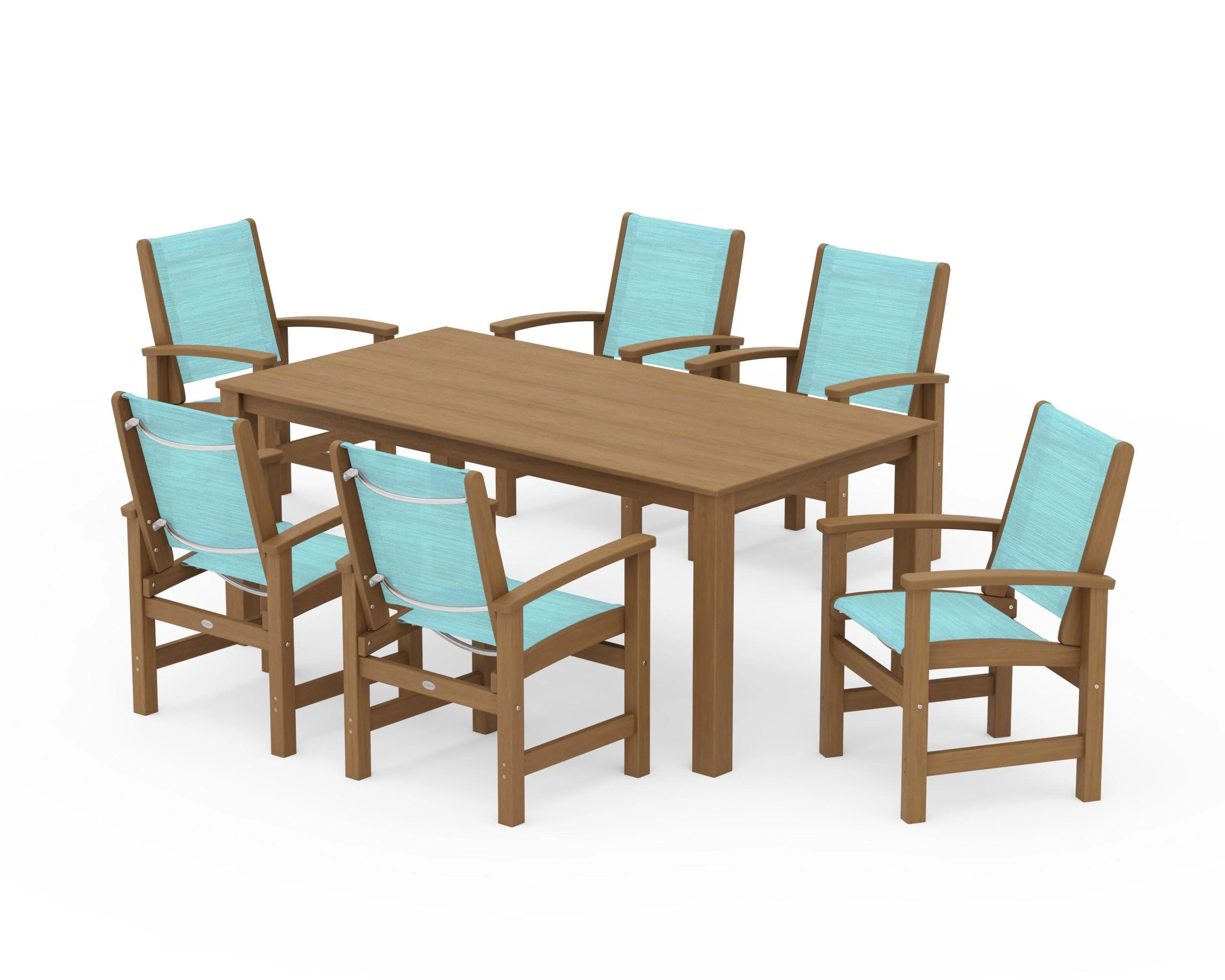 Coastal 7-Piece Parsons Dining Set - Image 70