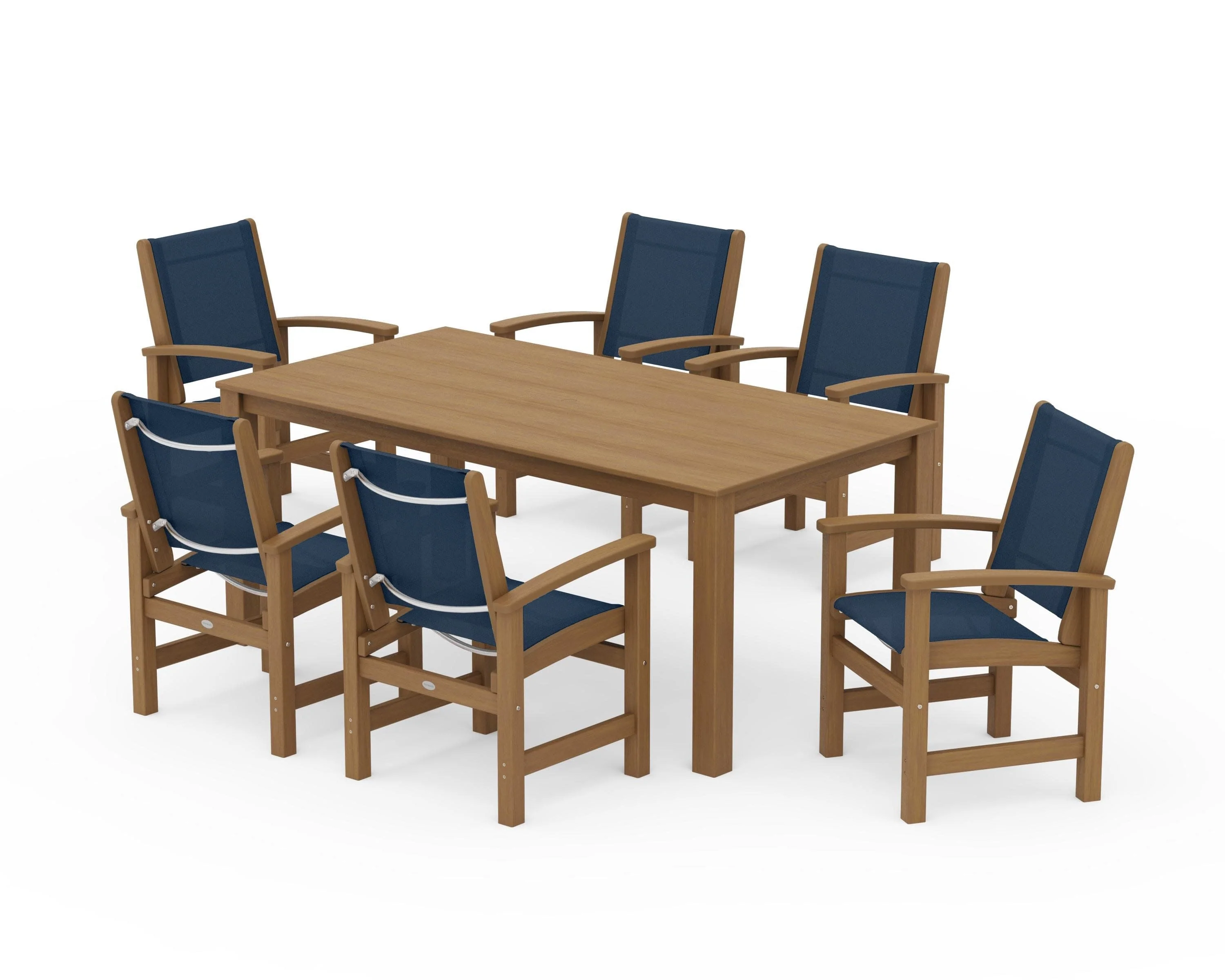 Coastal 7-Piece Parsons Dining Set - Image 72