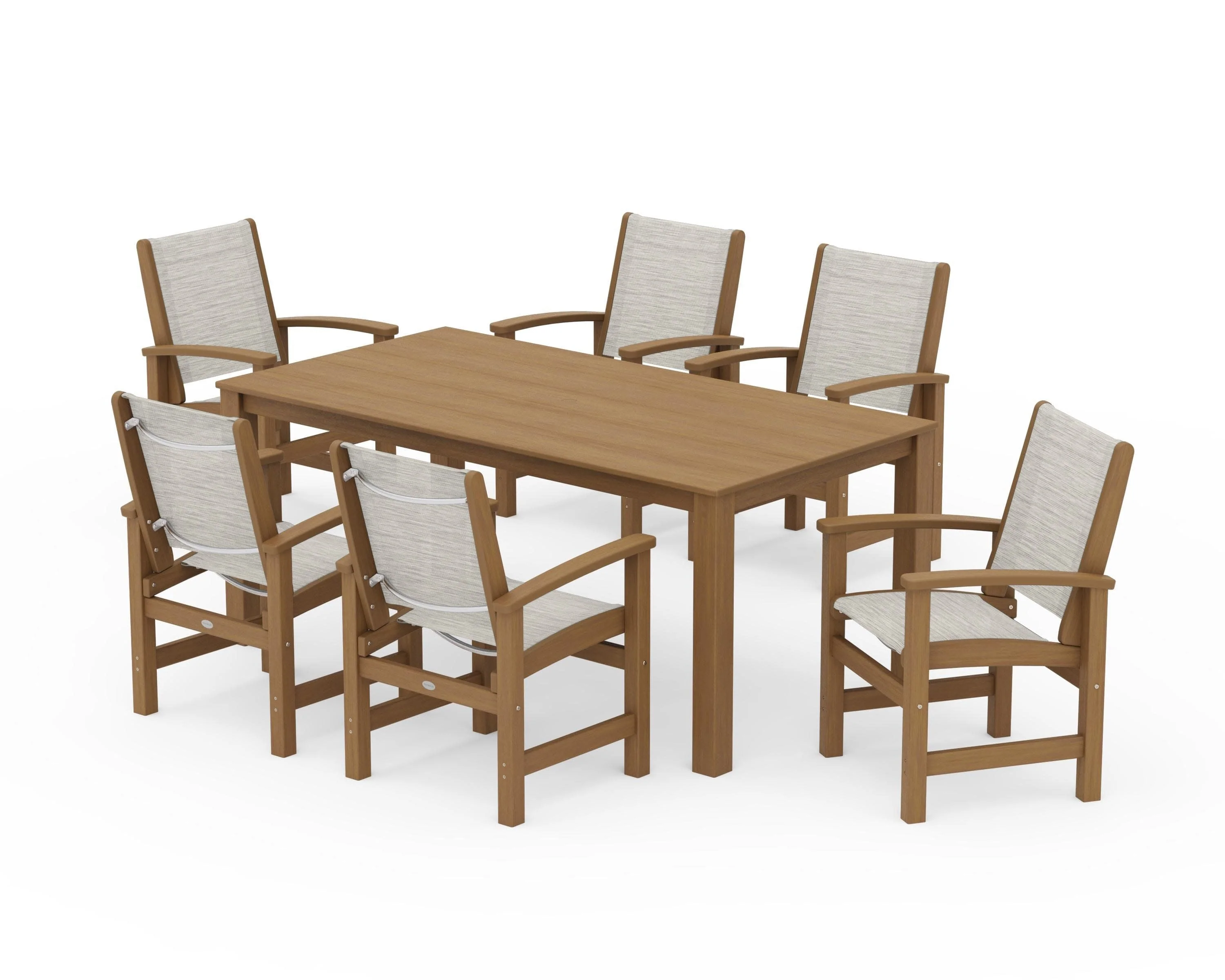Coastal 7-Piece Parsons Dining Set - Image 74