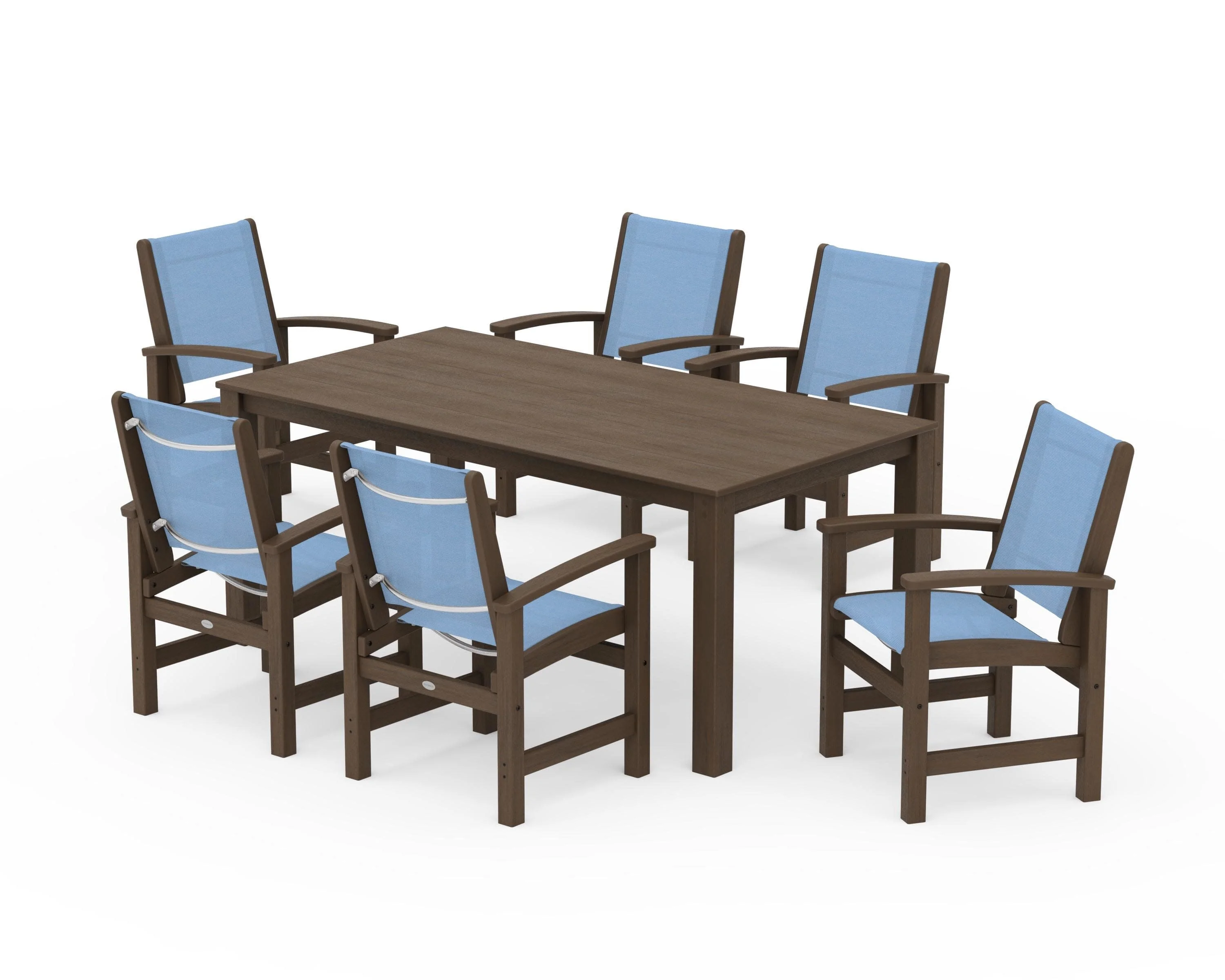 Coastal 7-Piece Parsons Dining Set - Image 82