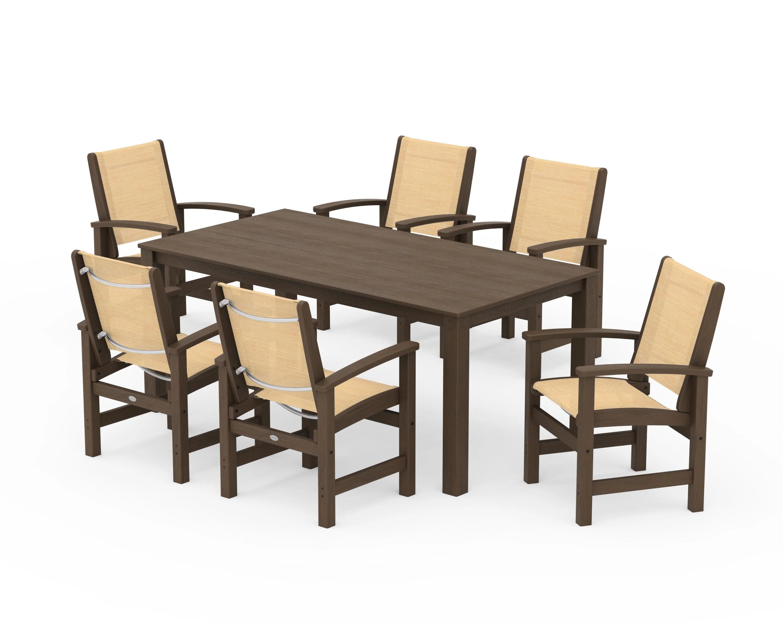 Coastal 7-Piece Parsons Dining Set - Image 83