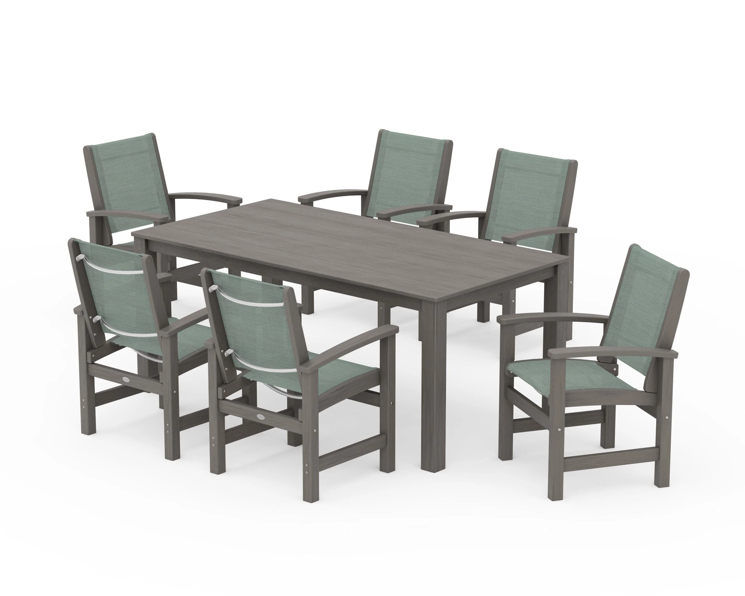 Coastal 7-Piece Parsons Dining Set - Image 85
