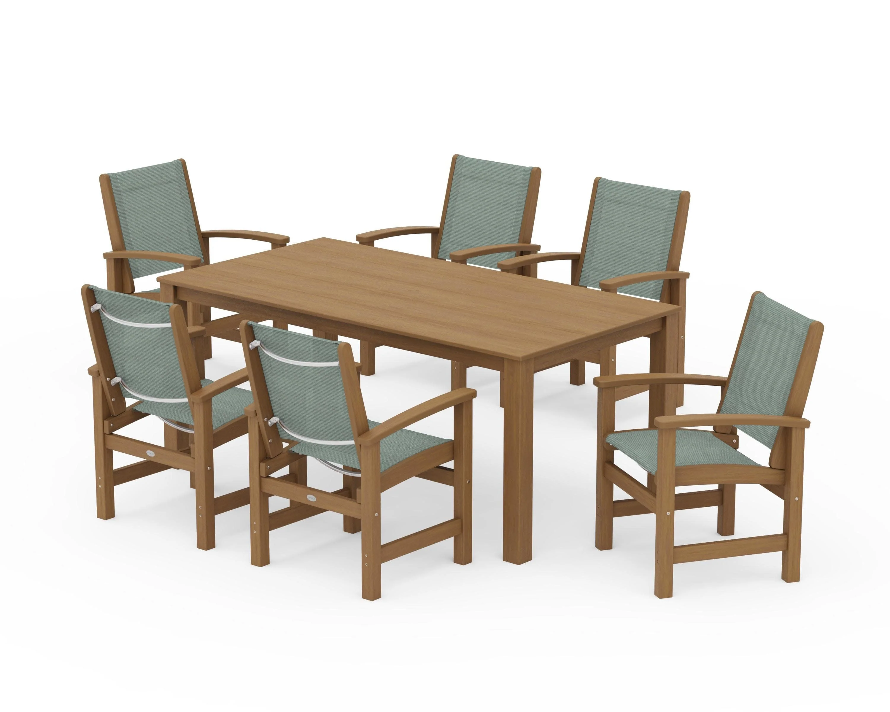 Coastal 7-Piece Parsons Dining Set - Image 87
