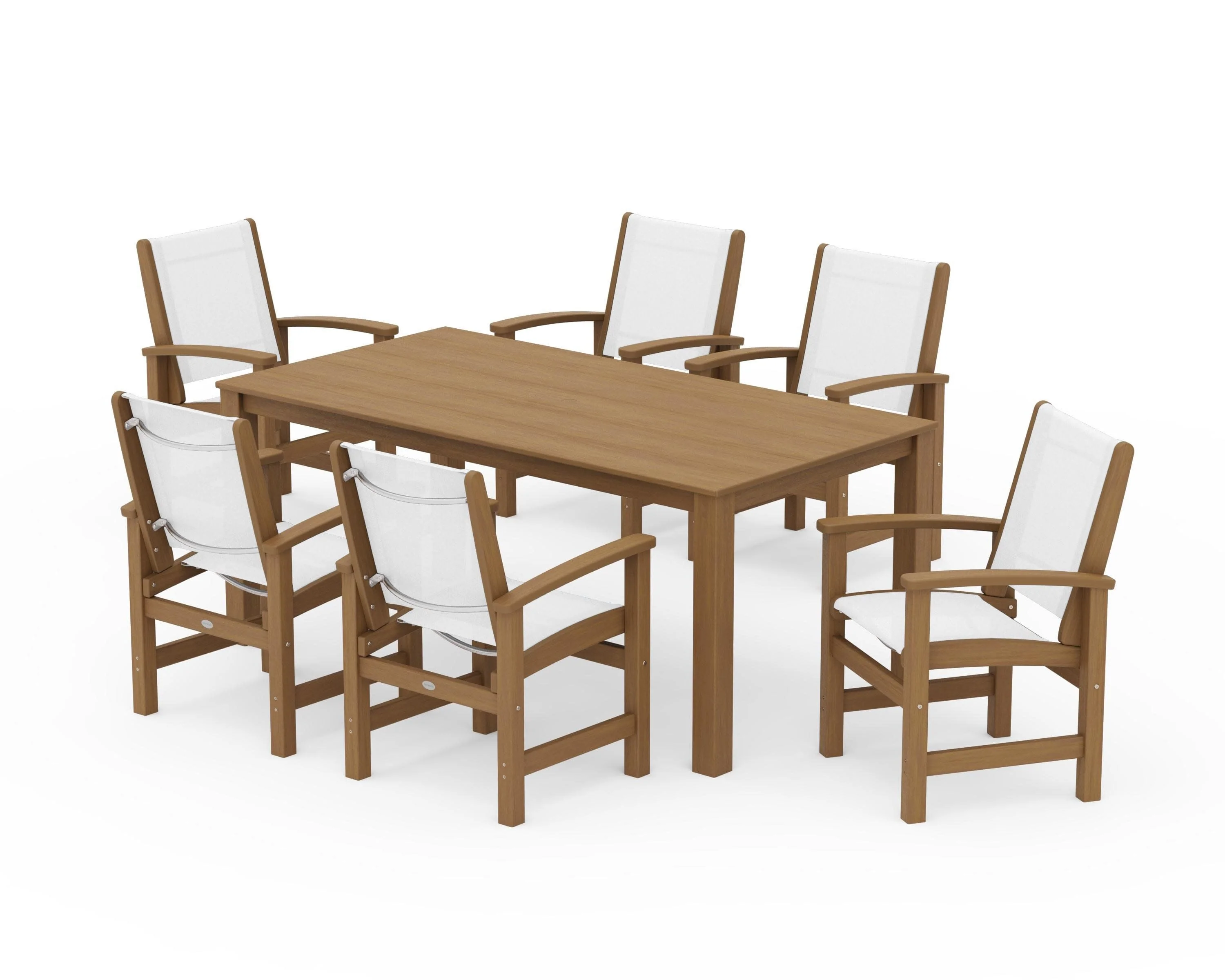 Coastal 7-Piece Parsons Dining Set - Image 88