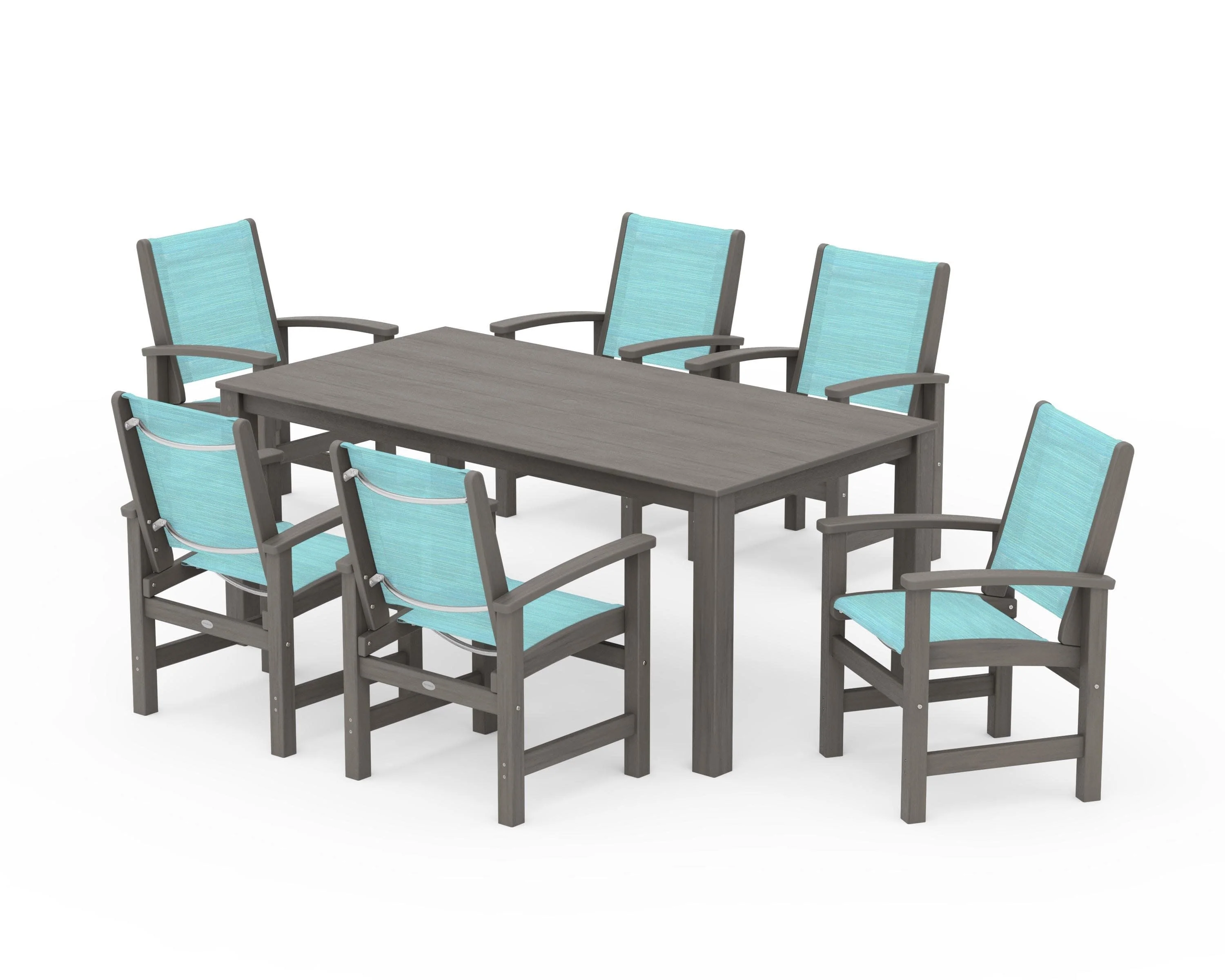 Coastal 7-Piece Parsons Dining Set - Image 89