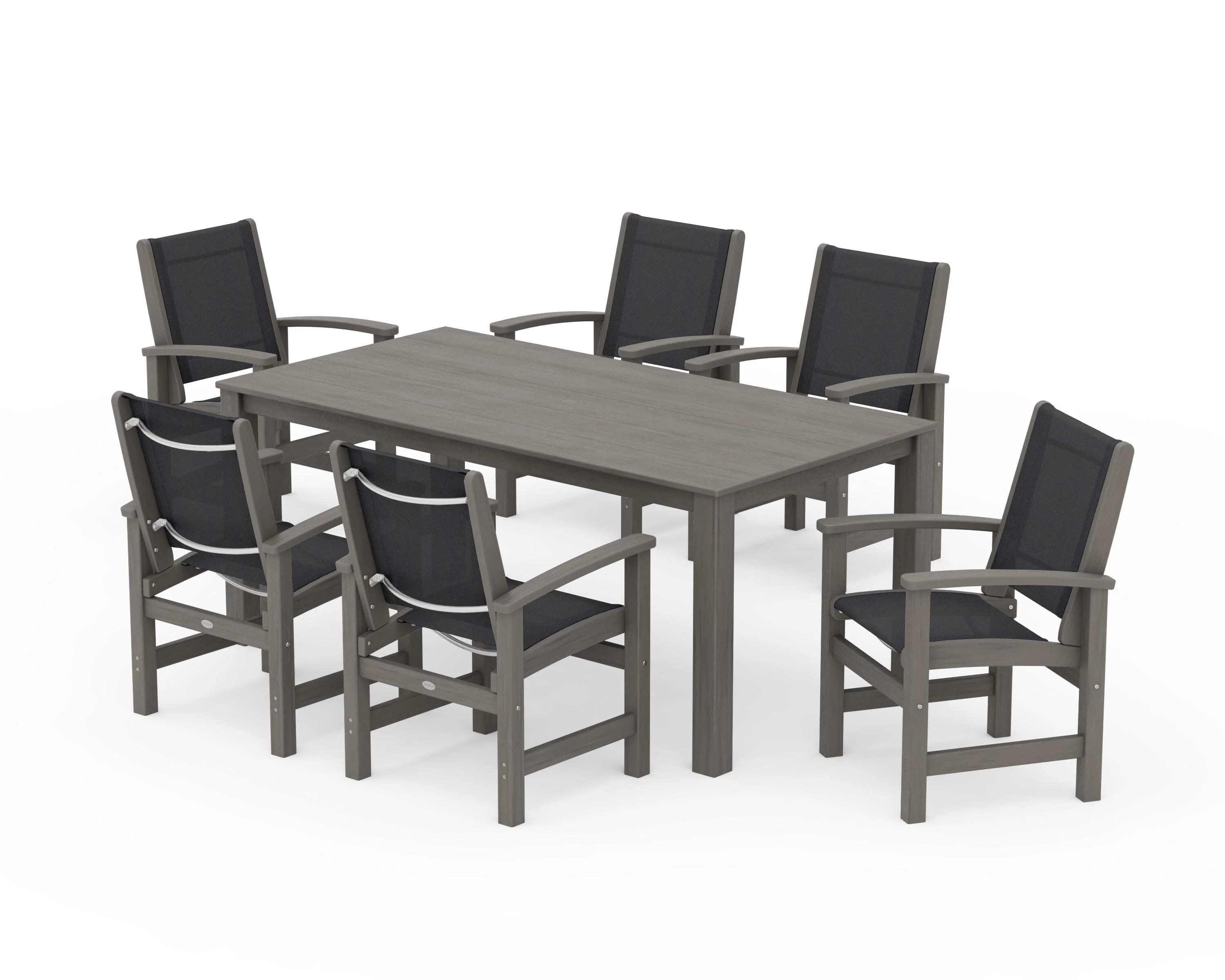 Coastal 7-Piece Parsons Dining Set - Image 91