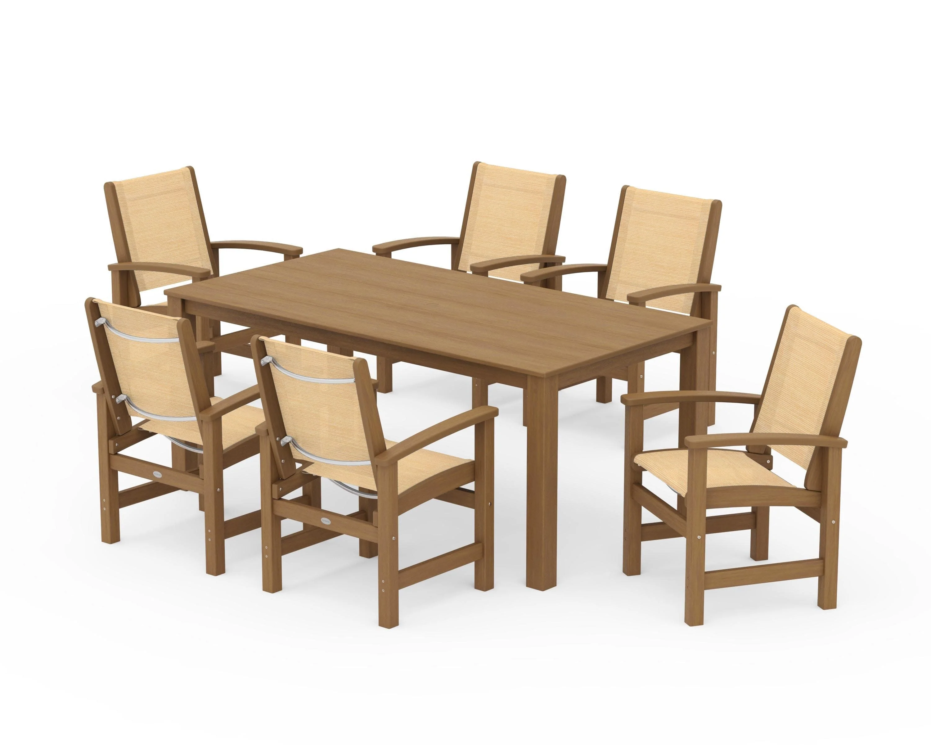 Coastal 7-Piece Parsons Dining Set - Image 92