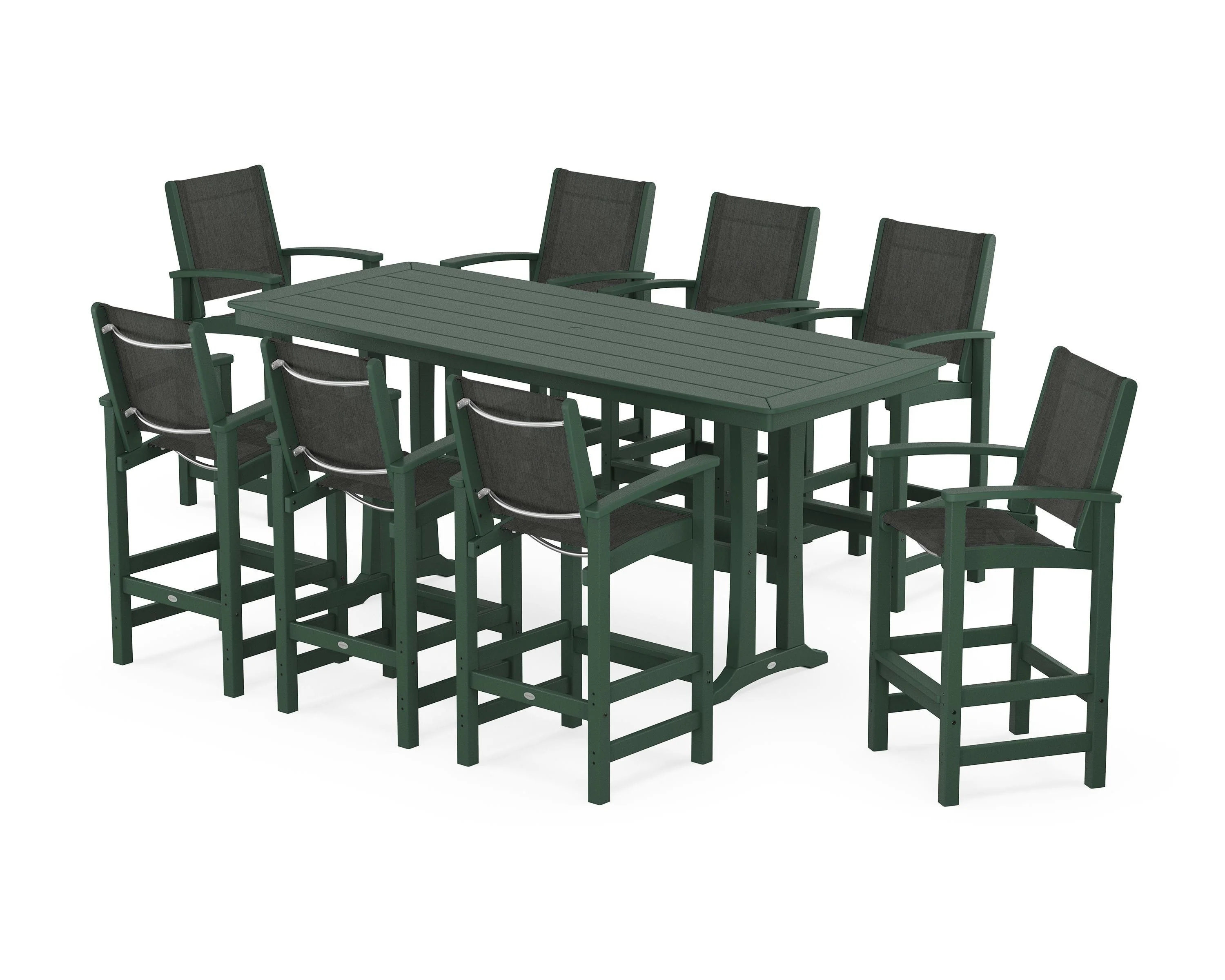 Coastal 9-Piece Bar Set with Trestle Legs - Image 28
