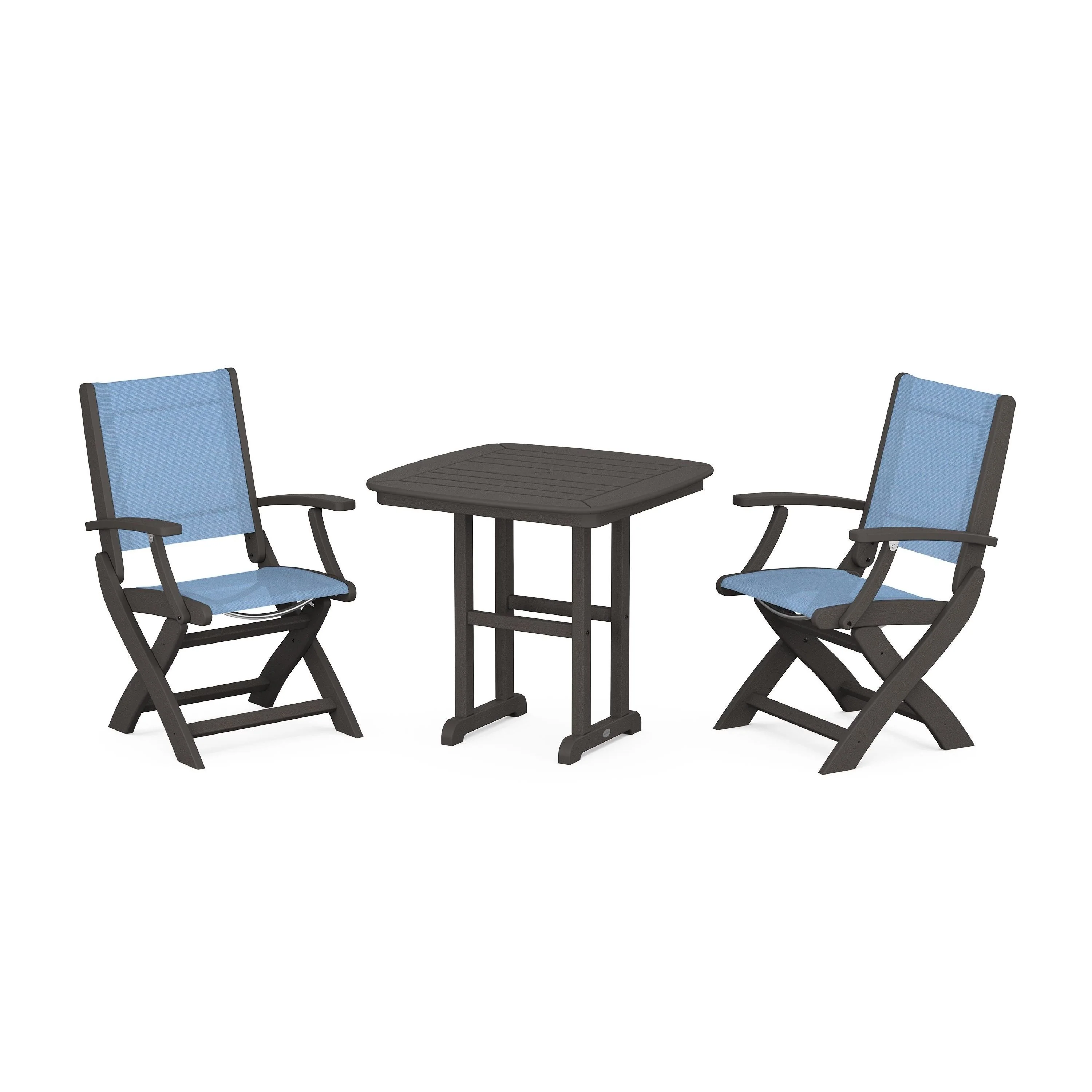 Coastal Folding Chair 3-Piece Dining Set - Image 107