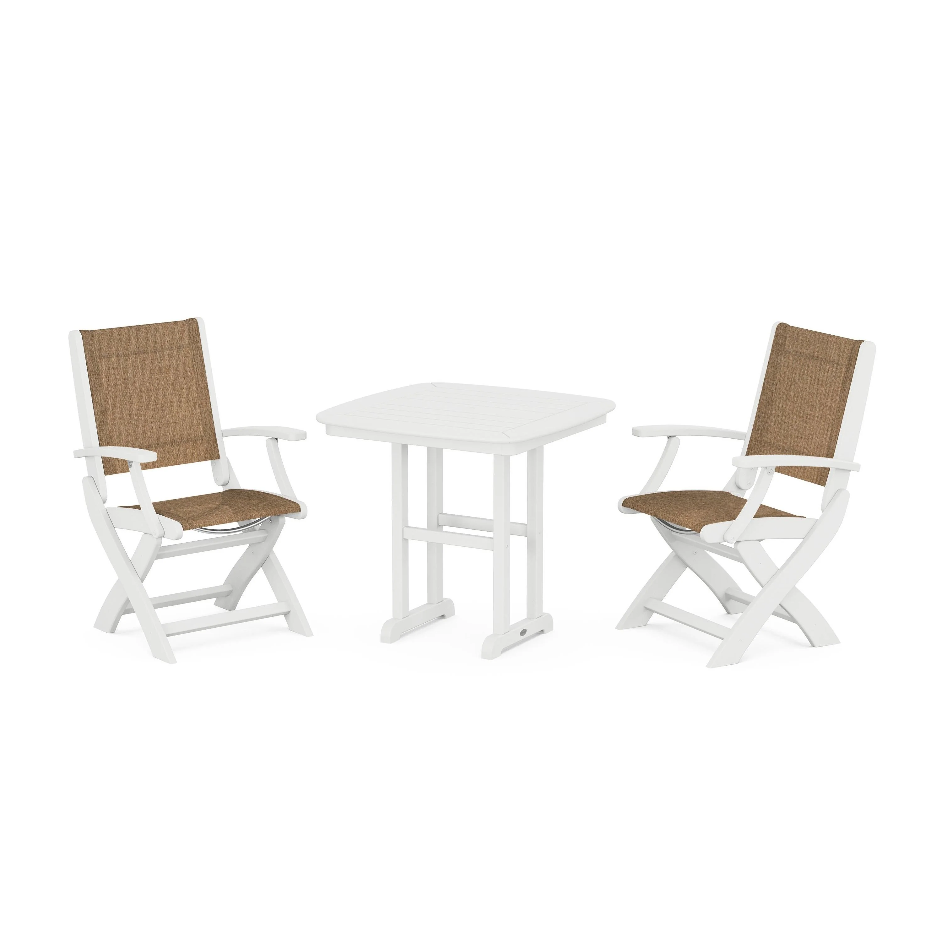 Coastal Folding Chair 3-Piece Dining Set - Image 12