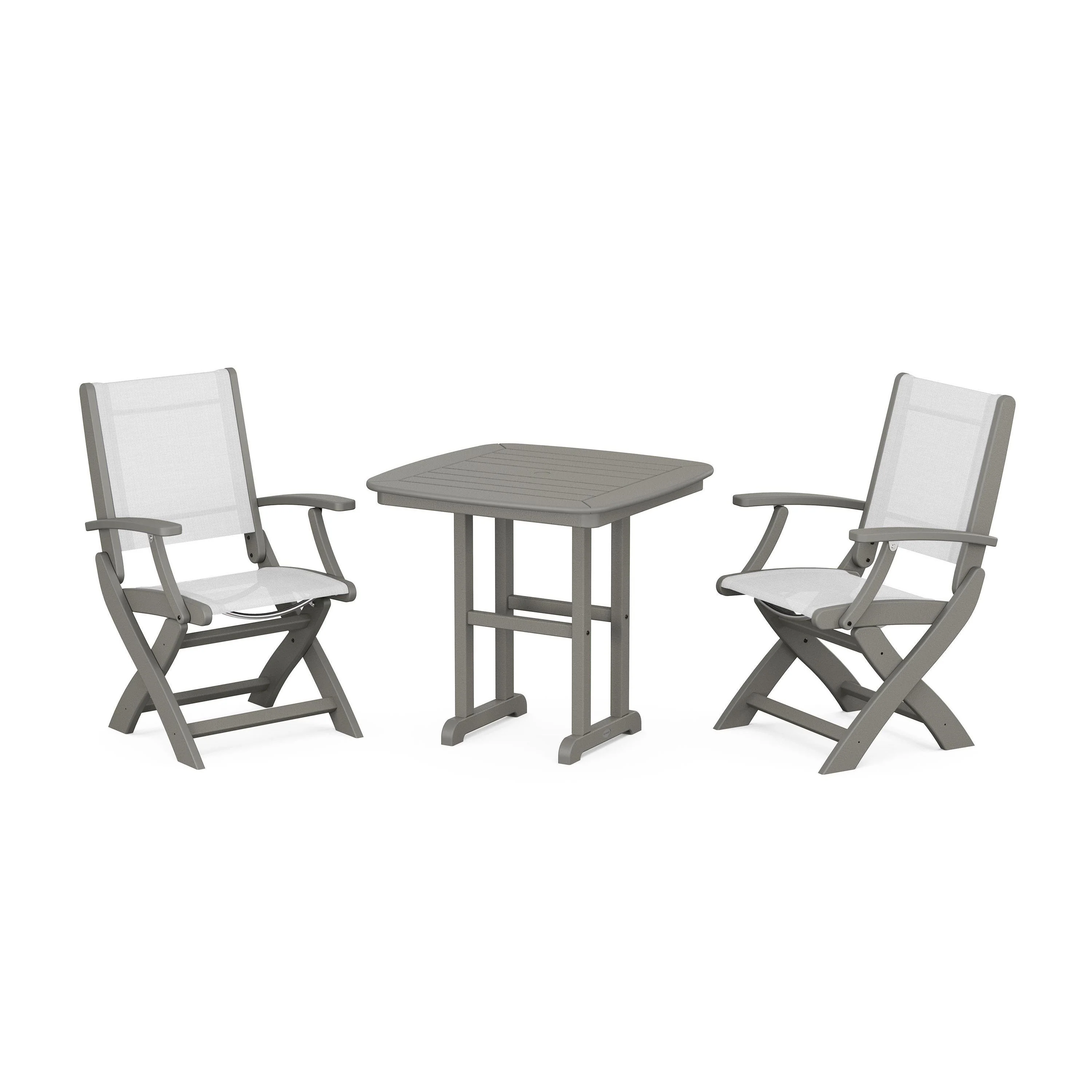 Coastal Folding Chair 3-Piece Dining Set - Image 16