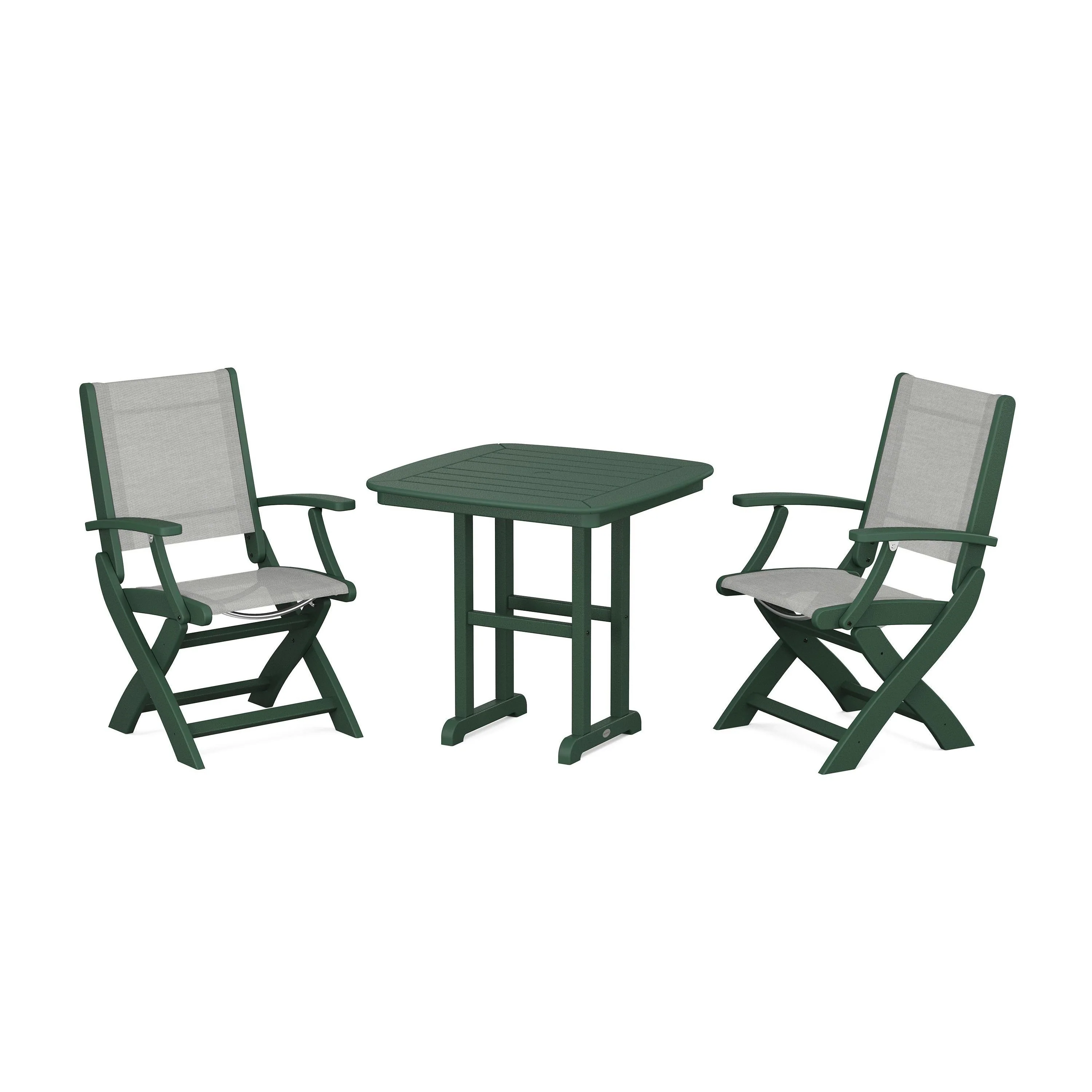 Coastal Folding Chair 3-Piece Dining Set - Image 30