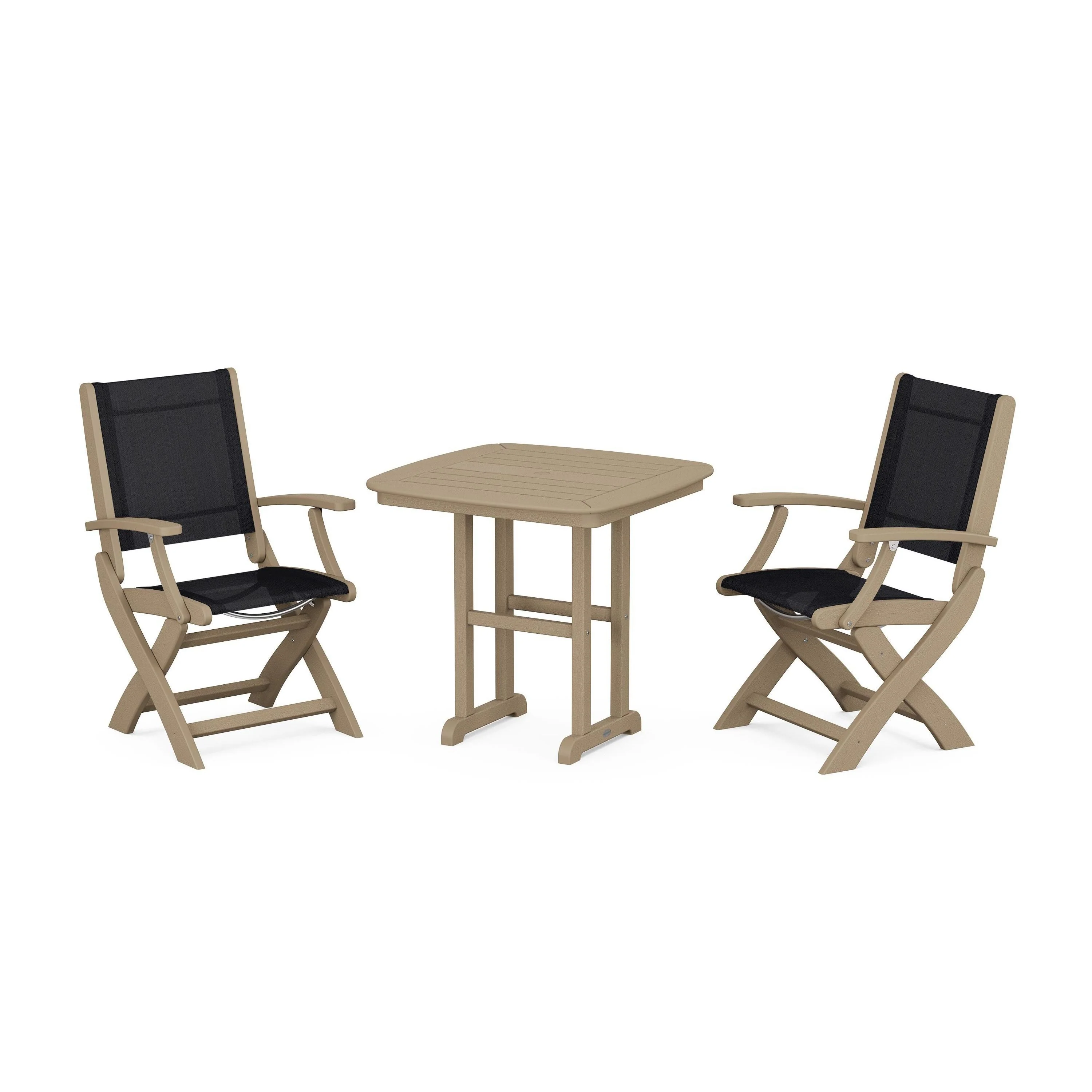 Coastal Folding Chair 3-Piece Dining Set - Image 87