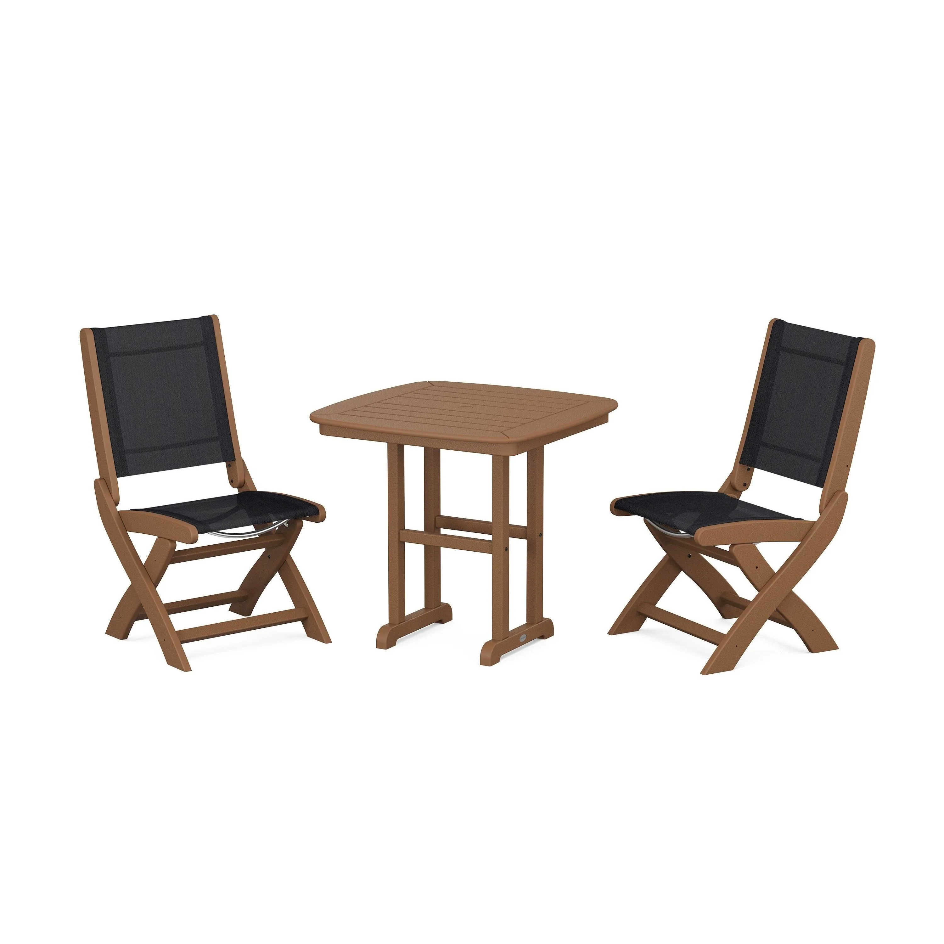 Coastal Folding Side Chair 3-Piece Dining Set - Image 33